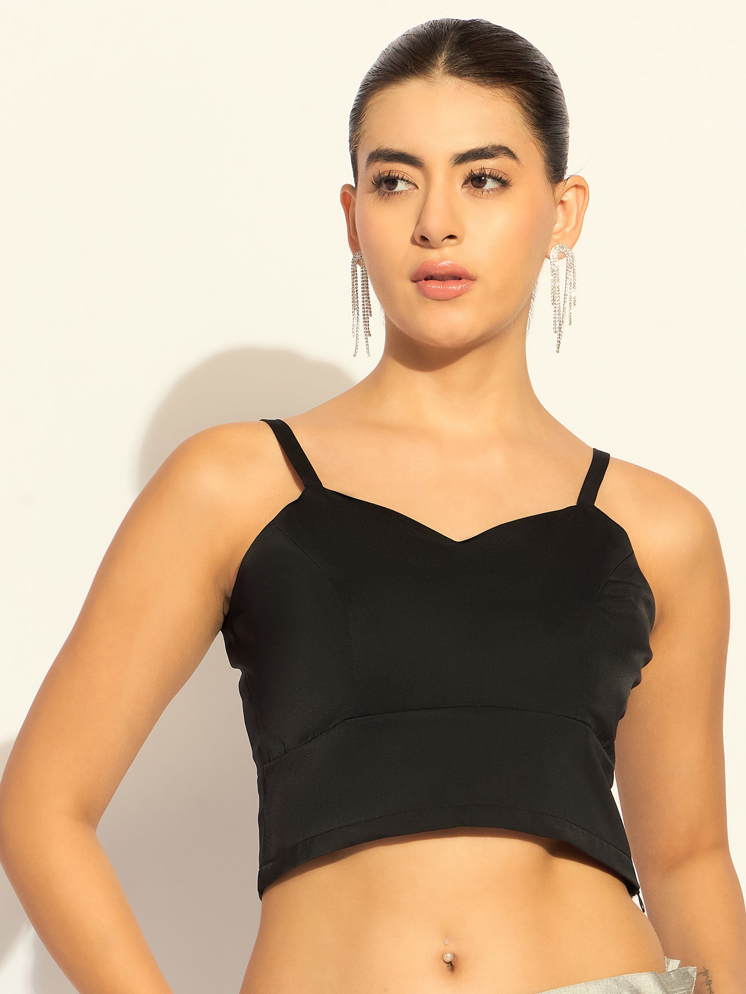 Elegant Black Satin Bustier Corset Top - Soft Stretch Satin Fabric for Women - Perfect for Date Night, Lingerie & Special Occasions