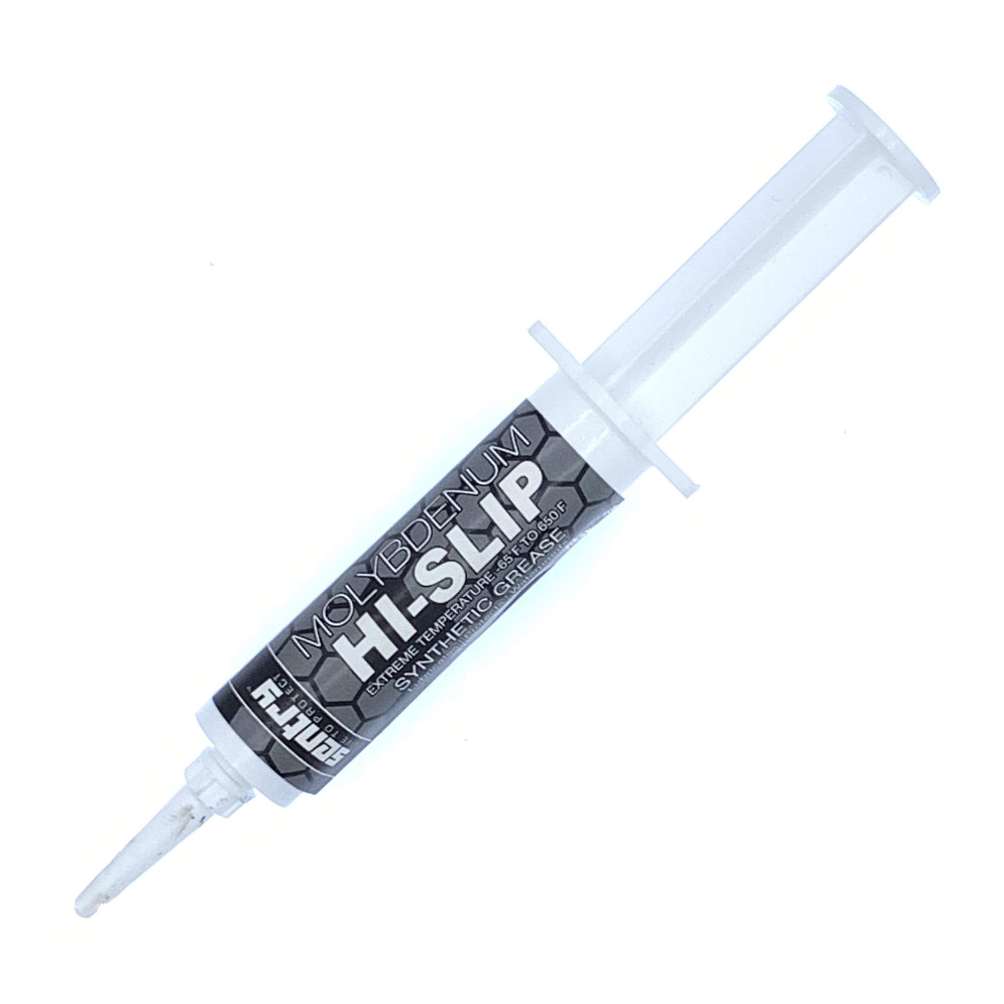 Sentry Tuf Hi Slip Grease Nano Moly Lubricant - 12 CC Syringe for Guns, Knives, Tools - Long Lasting Anti-Friction Lubrication for Firearms, Blades & Mechanical Parts