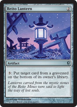 Magic The Gathering Reito Lantern - Conspiracy Expansion Card for MTG Deck Building & Strategy Gameplay - Perfect for Collectors and Competitive Play