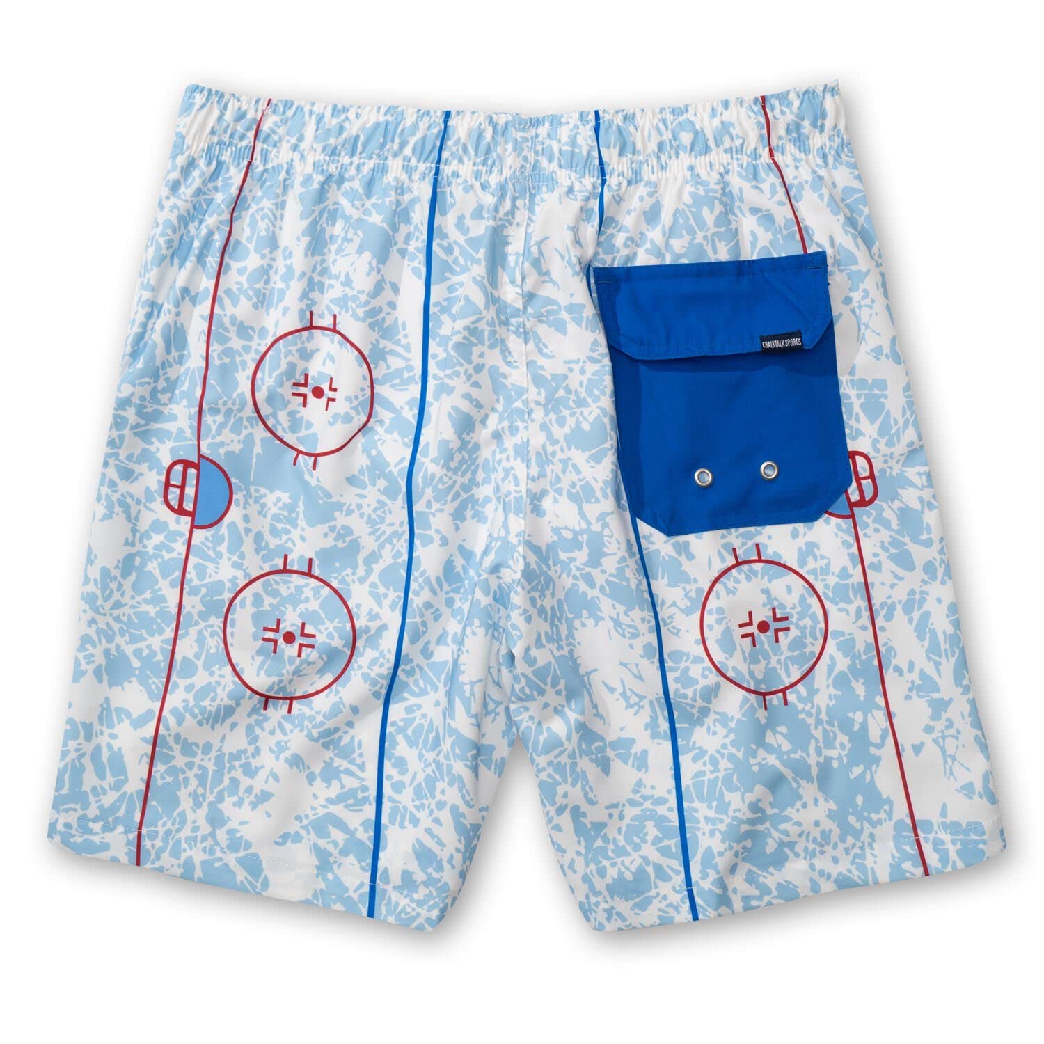 ChalkTalkSPORTS Hockey Swim Trunks & Board Shorts for Men, Women & Kids | Quick-Dry Swimwear for Pool, Beach & Water Sports | Youth & Adult Sizes