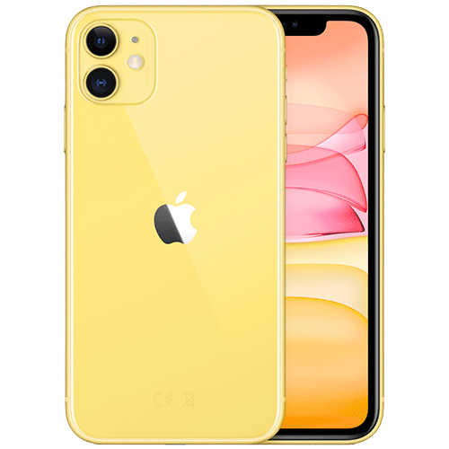 Eco Deals Unlocked iPhone 11 256GB - Yellow (No Face ID) | Premium Refurbished Smartphone for Work, Travel & Daily Use