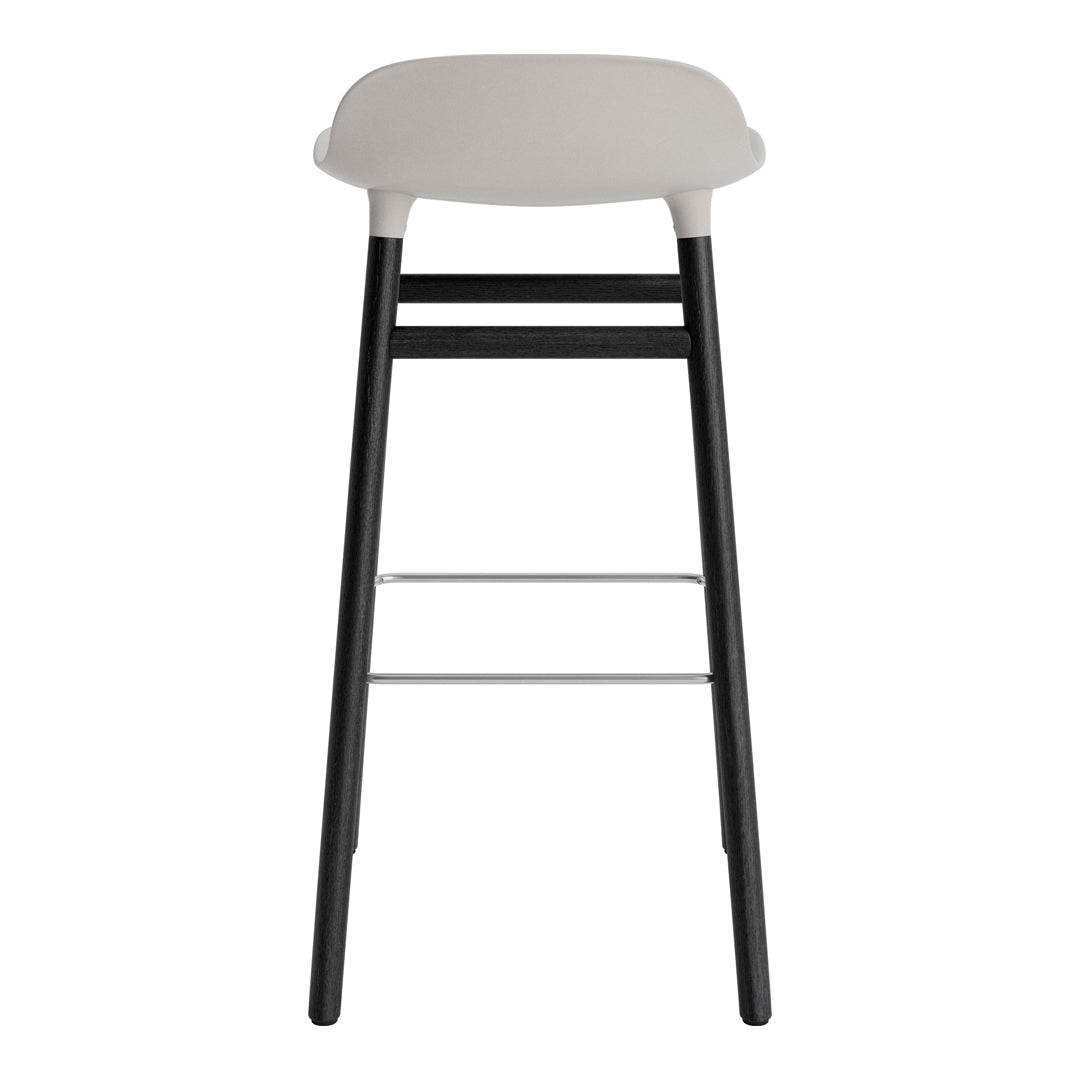 Modern Wooden Bar Stool with Sturdy Wood Legs - Counter Height Kitchen & Pub Stool for Home, Restaurant & Bar Use