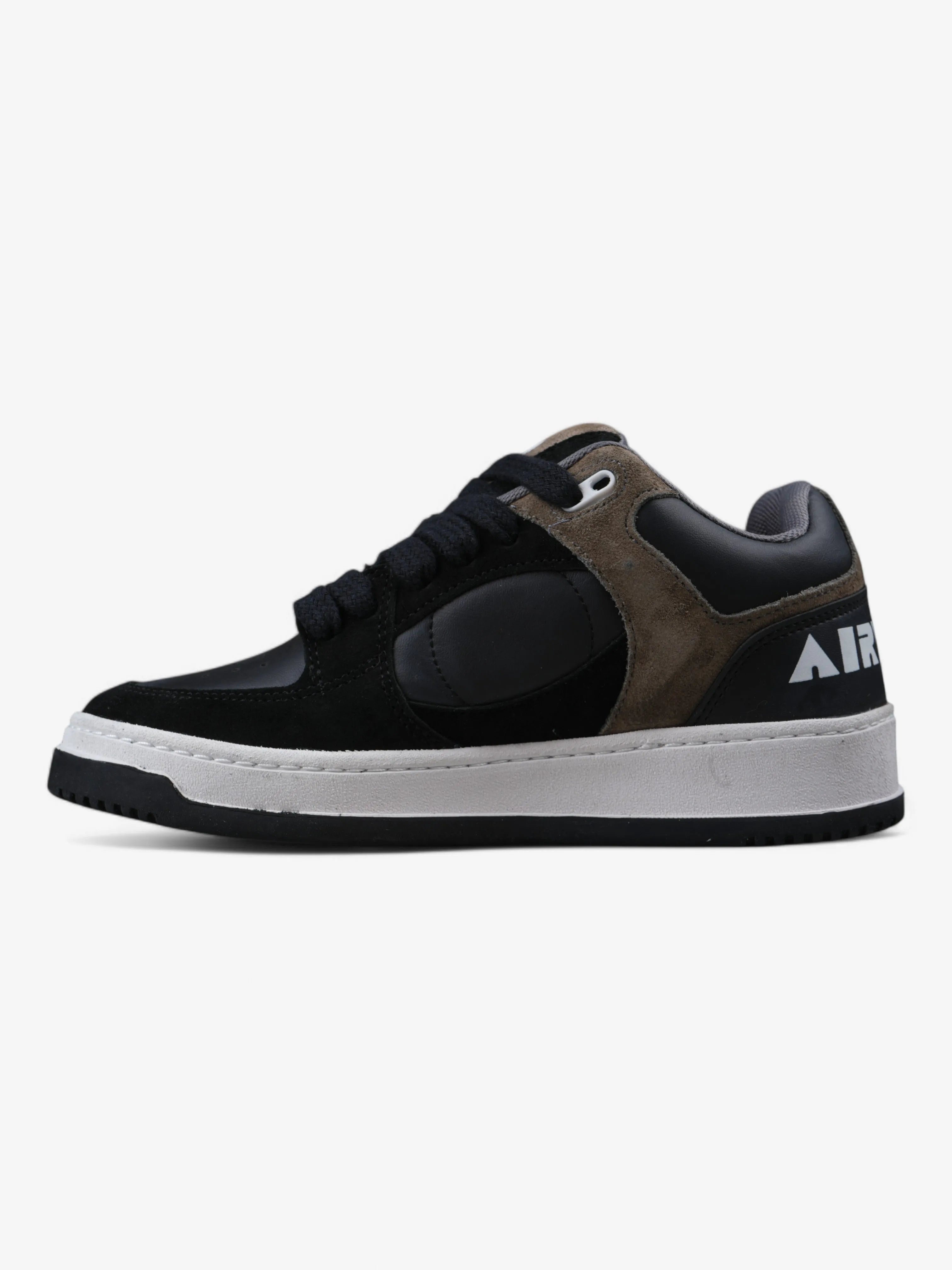 Airwalk Throlle Black & Gray Sneakers - Comfortable Casual Shoes for Men & Women | Perfect for Walking, Running, and Everyday Wear