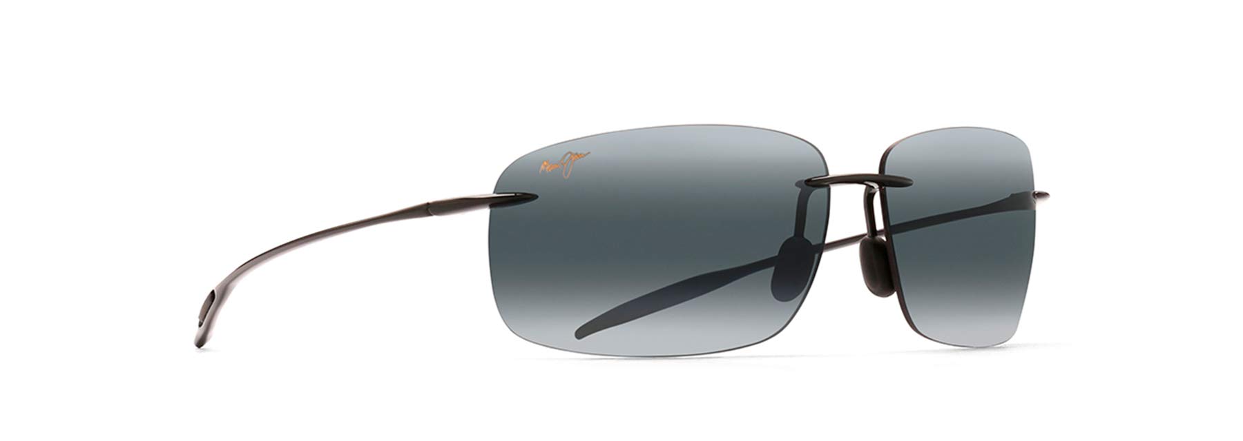 Maui Jim Breakwall Polarized Rimless Sunglasses for Men & Women - UV Protection, Lightweight & Stylish - Perfect for Driving, Beach & Outdoor Activities