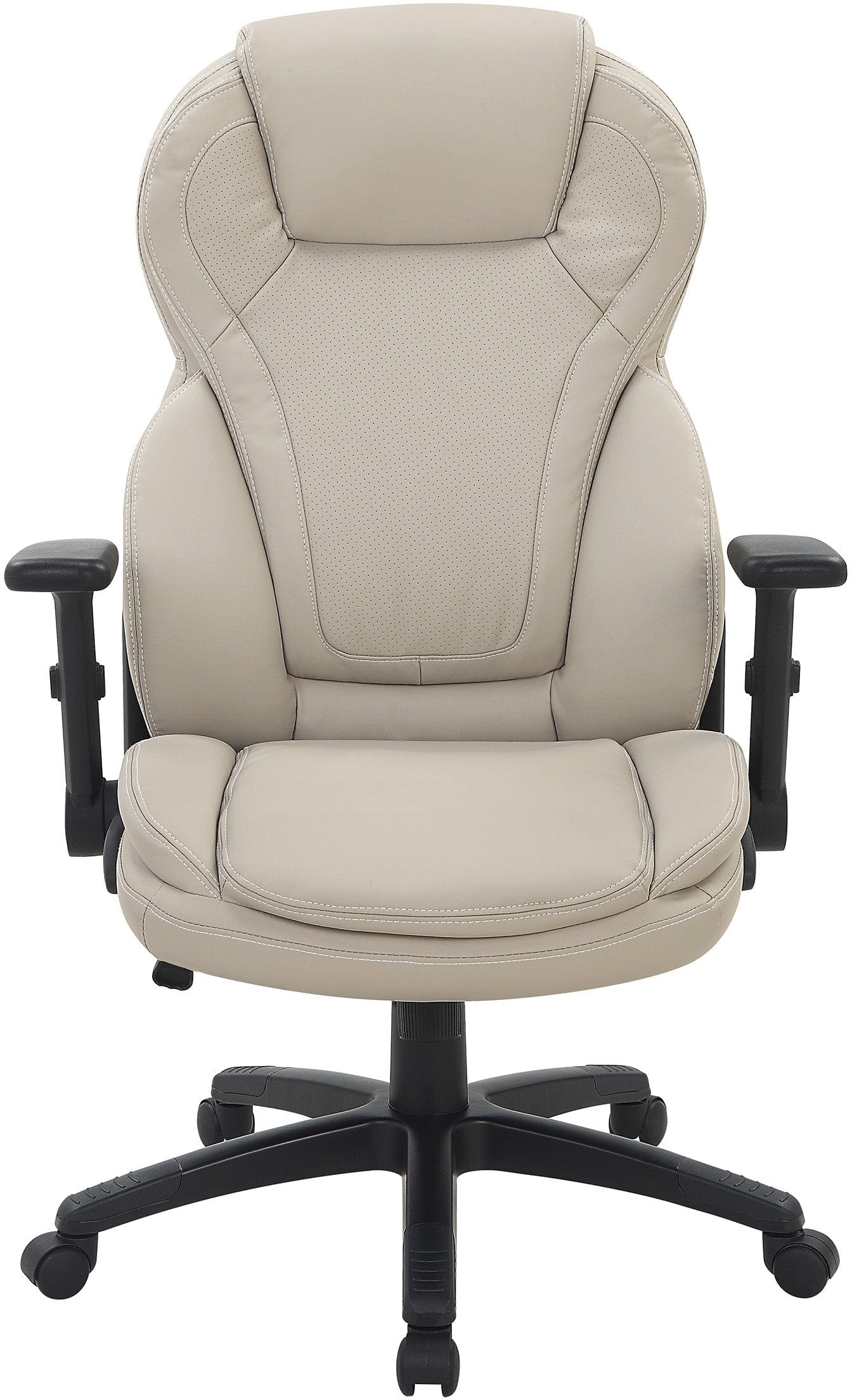 Premium Office Star Exec Bonded Leather Office Chair with Adjustable Height & Flip Arms [EC91150] - Ergonomic Desk Chair for Home Office & Executive Workspaces