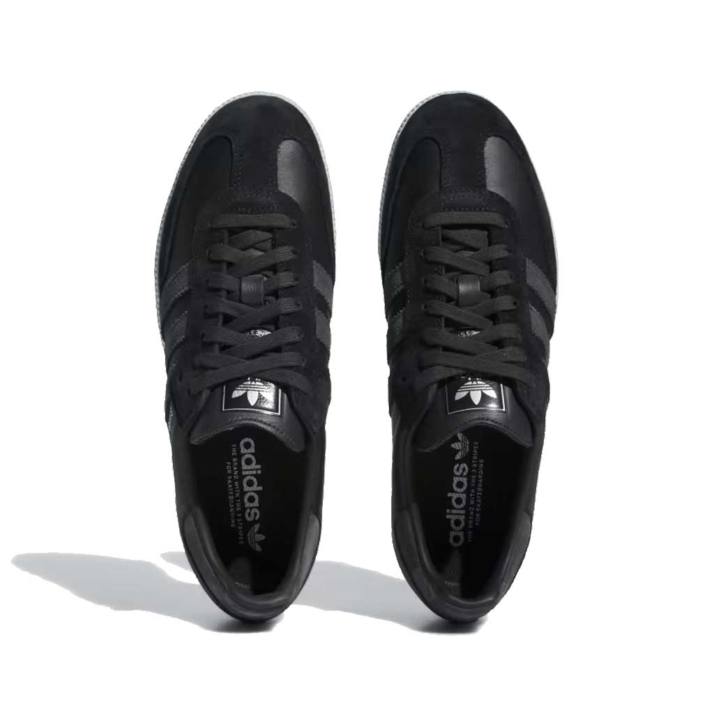 Adidas Samba ADV Sneakers - Core Black/Carbon/Silver Metallic - Men's Classic Casual Shoes for Everyday Wear, Street Style & Light Sports Activities