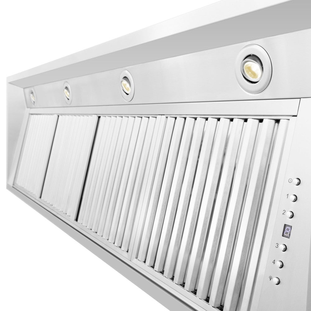 ZLINE 698 Stainless Steel Ducted Wall Mount Range Hood Insert - Powerful Ventilation for Modern Kitchens