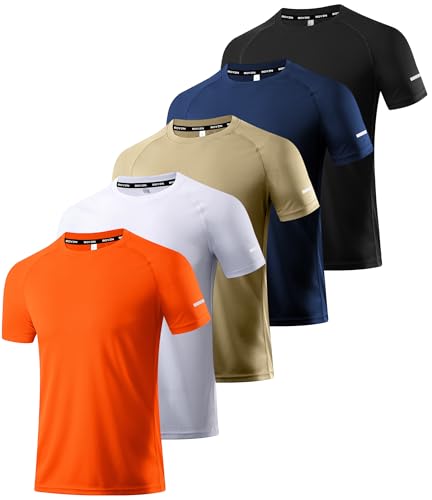5 Pack-black/Navy/Khaki/White/Fluorescent Orange