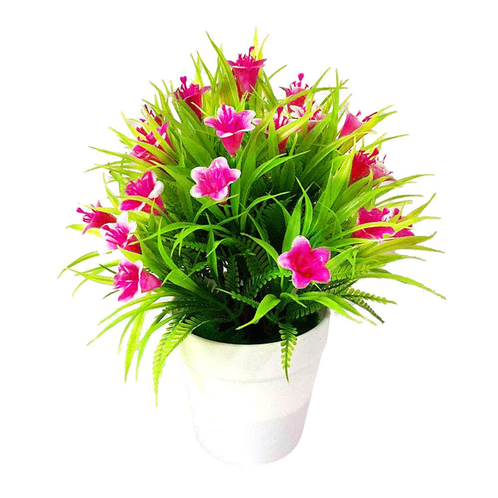 muxiLH Artificial Flower Leaves Pot Bonsai - Realistic Fake Plant for Home Decor, Living Room, Garden, Desk & Office Decoration | Perfect for Indoor Greenery, Housewarming Gifts & Feng Shui Decor