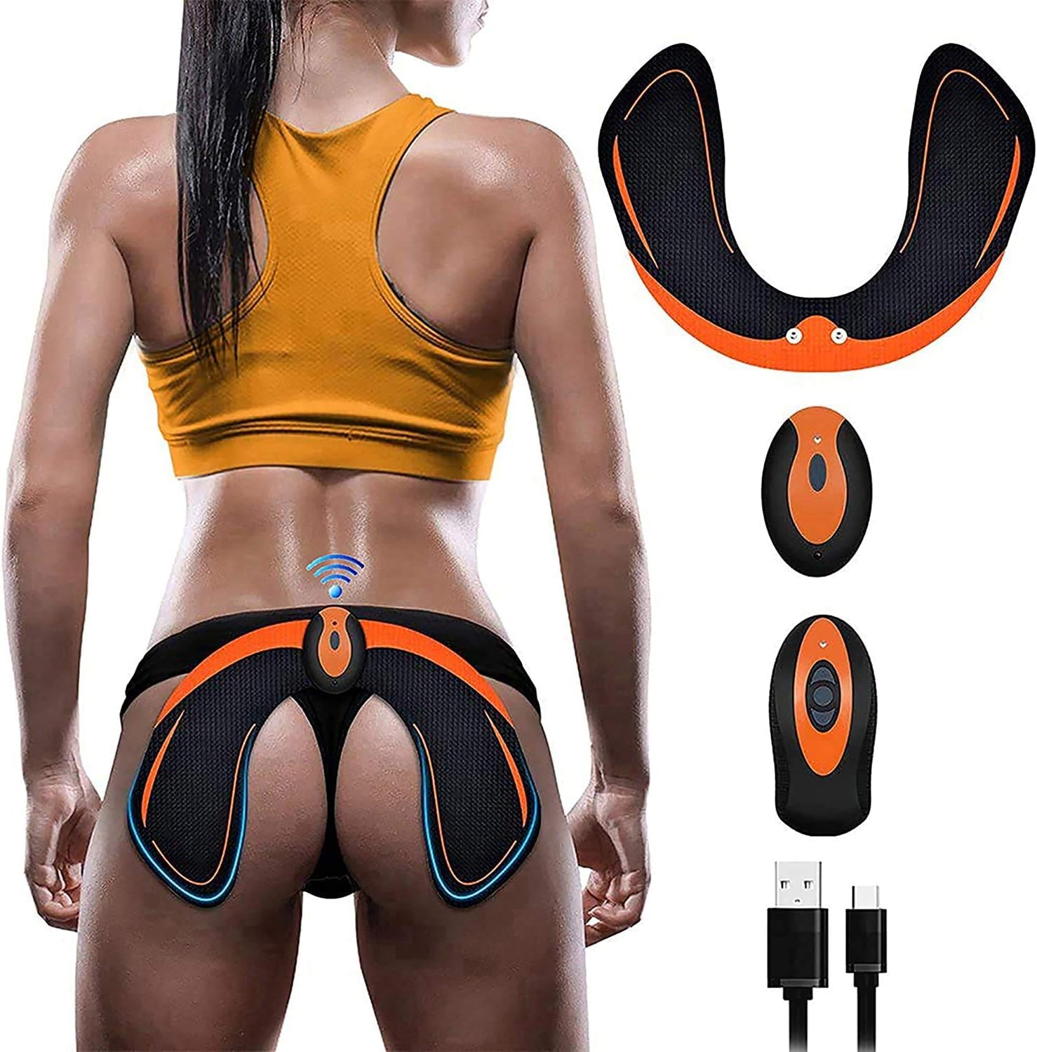 Smart Booty Trainer for Women - Upgraded Butt Massager with 6 Adjustable Modes, Home Gym Equipment for Glute Workouts, Perfect for Home Fitness & Toning Exercises