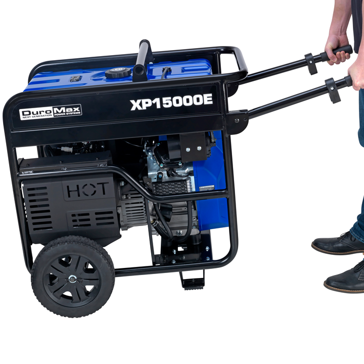 DuroMax XP15000E 15000W Dual Fuel Portable Generator with Electric Start - Ideal for Home Backup Power, Camping & Emergency Use