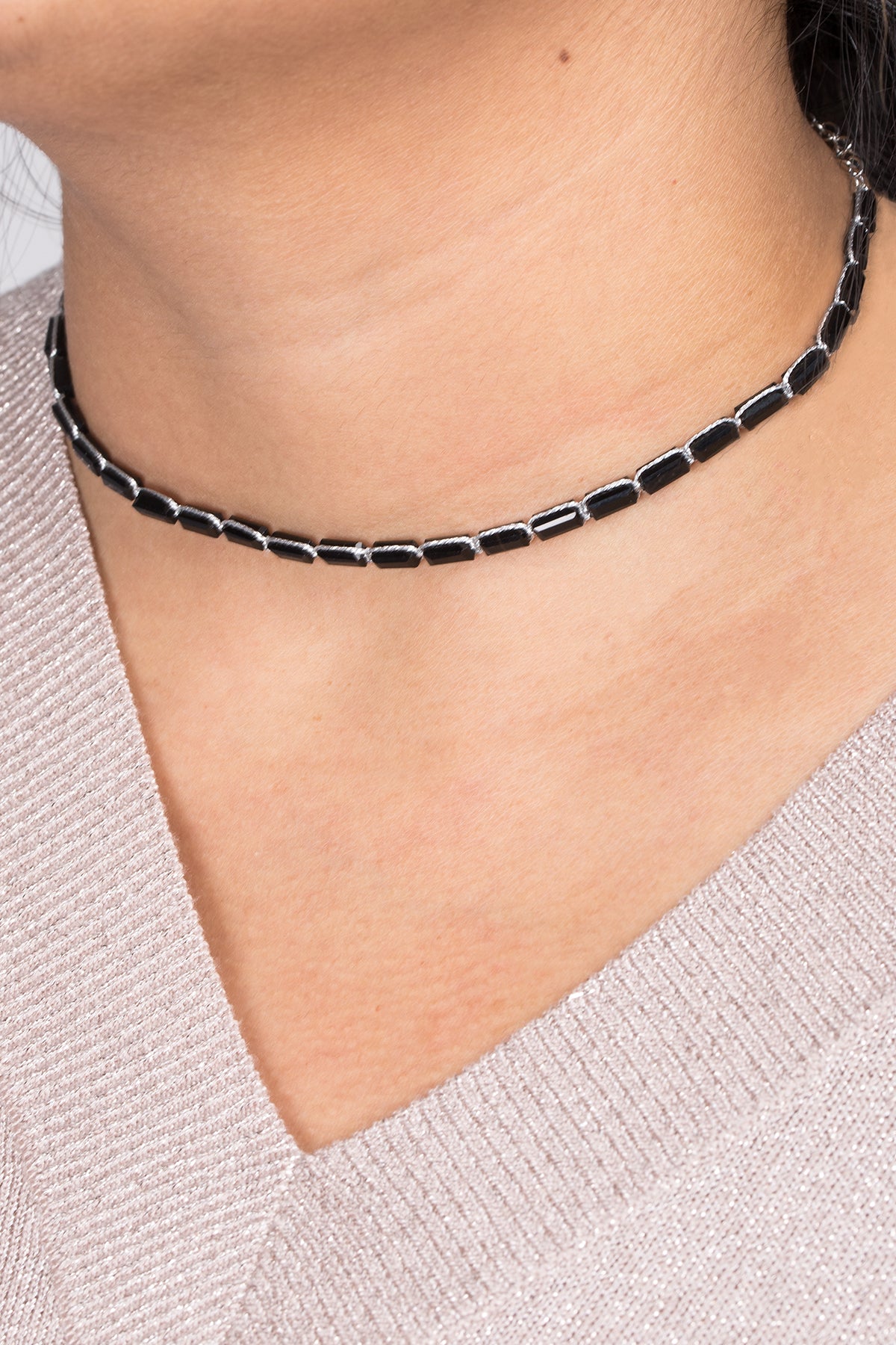 Simply Beaded Choker Necklace for Women - Elegant Beaded Jewelry for Casual & Formal Wear - Perfect for Parties, Weddings & Everyday Fashion