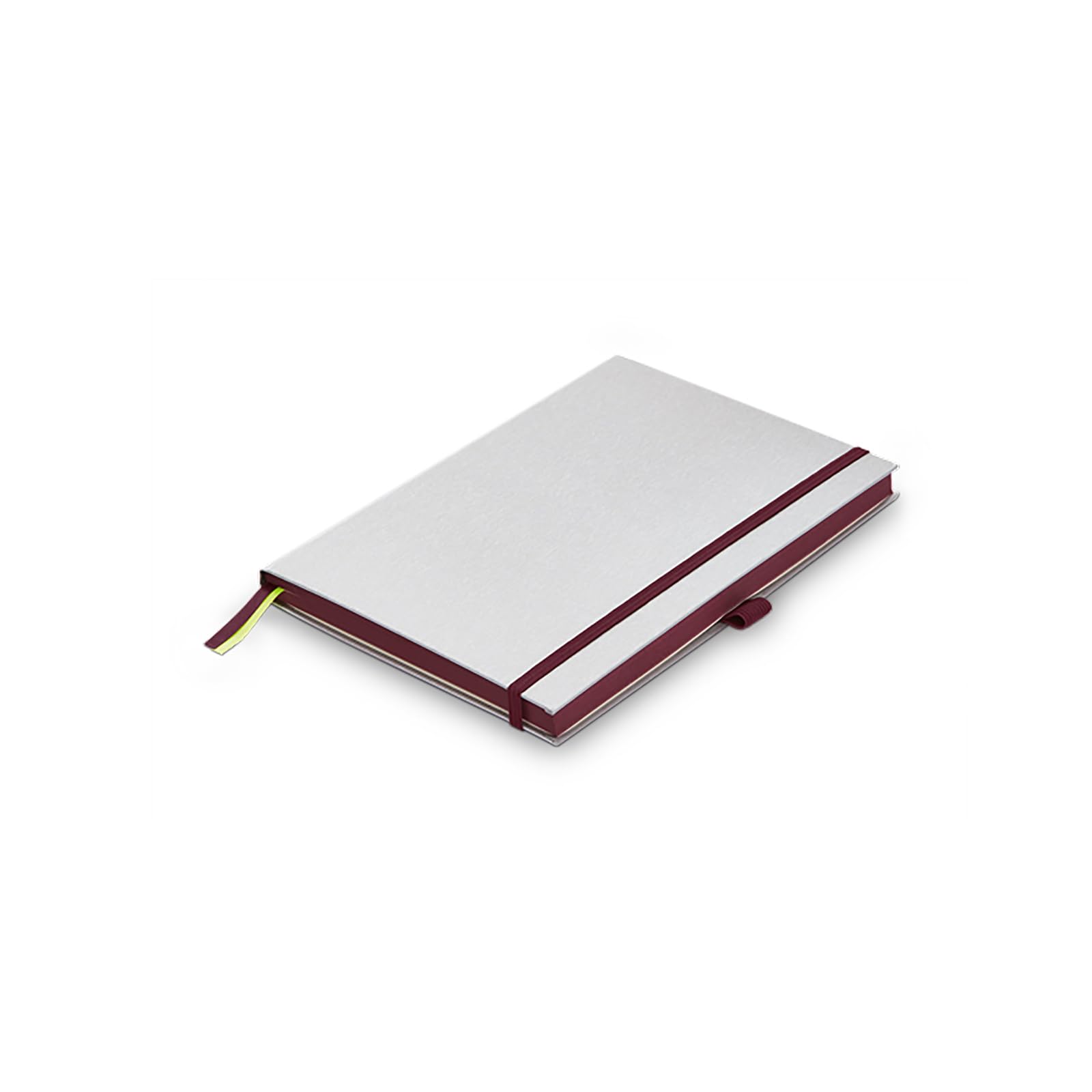 Premium Lamy Hardcover Notebook - A6 Ruled Journal with Pen Loop, 192 Pages, 2 Ribbon Markers & Back Pocket | Durable Writing Notebook for Office, School, College & Travel | Black Purple Cover for Professionals & Students