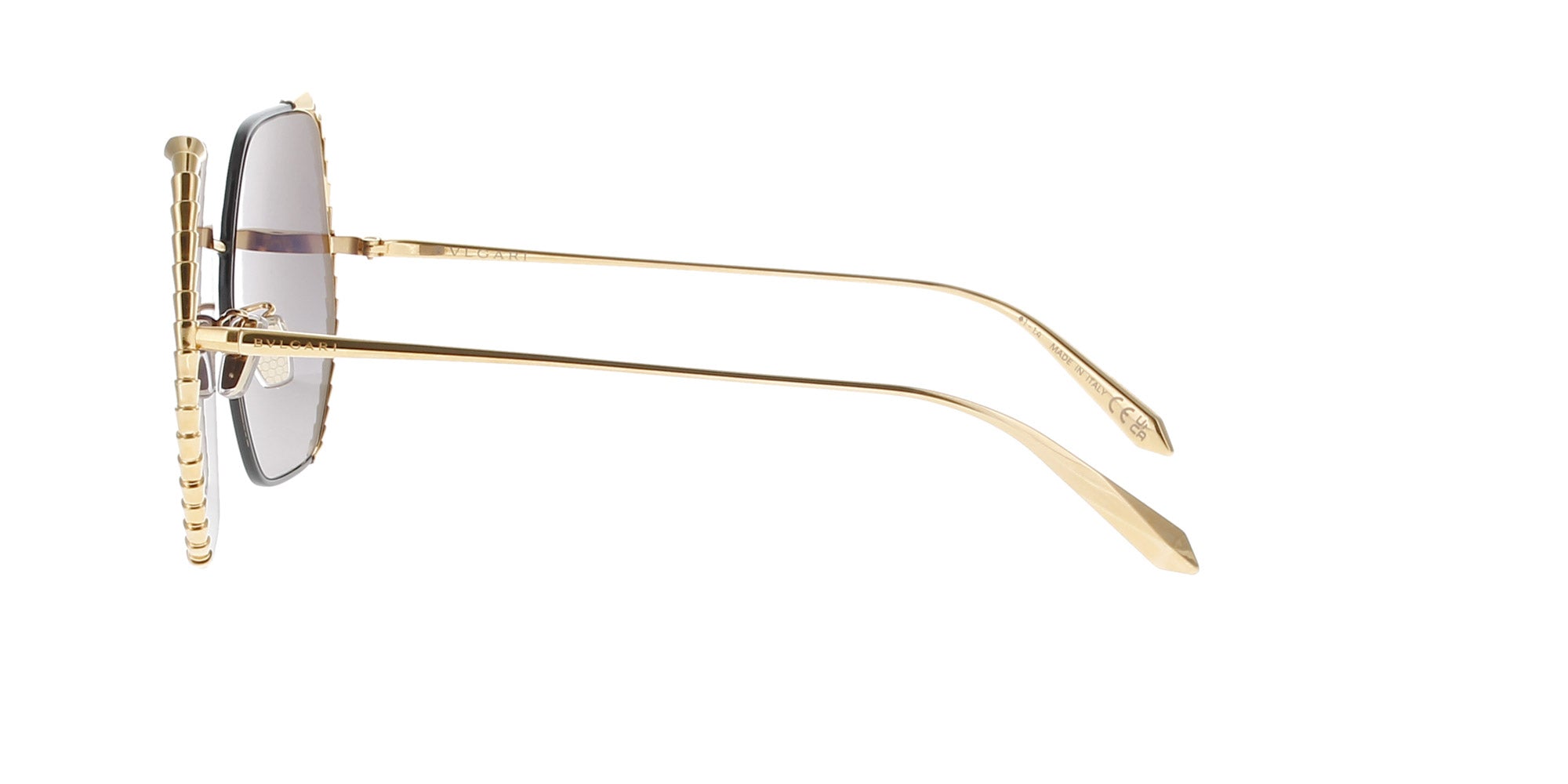 BVLGARI Serpenti Gold Sunglasses for Women - Luxury Designer Shades with UV Protection - Perfect for Beach, Travel & Fashion Outfits