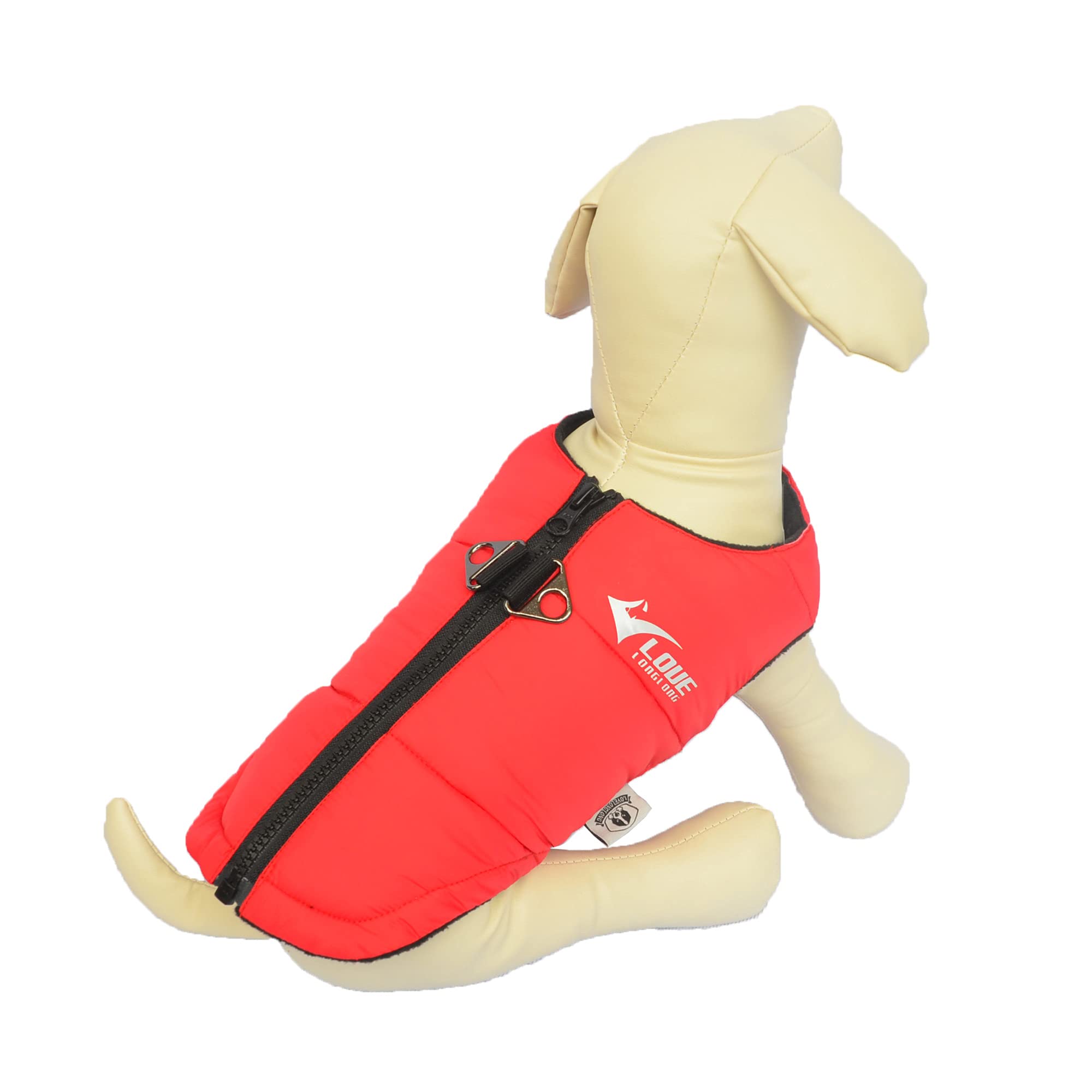 Waterproof Windproof Dog Winter Jacket - Super Warm Polar Fleece Vest with Smooth Zipper for Small Medium Large Dogs | Cold Weather Protection for Outdoor Walks & Winter Adventures