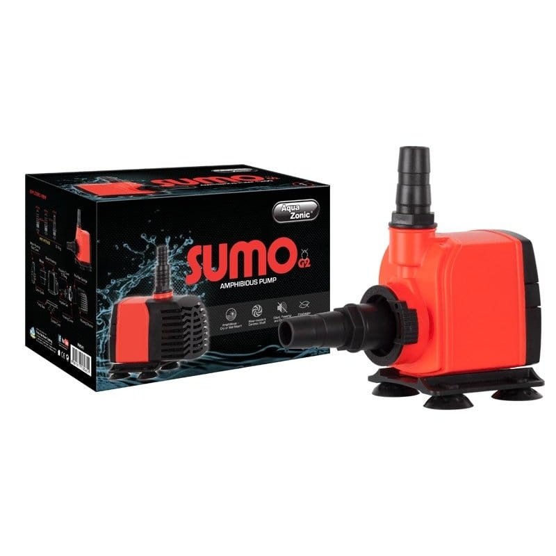 Aqua Zonic Sumo G2 2 Amphibious Water Pump 1800 L/H - High Performance Submersible & External Pump for Ponds, Fountains & Aquariums