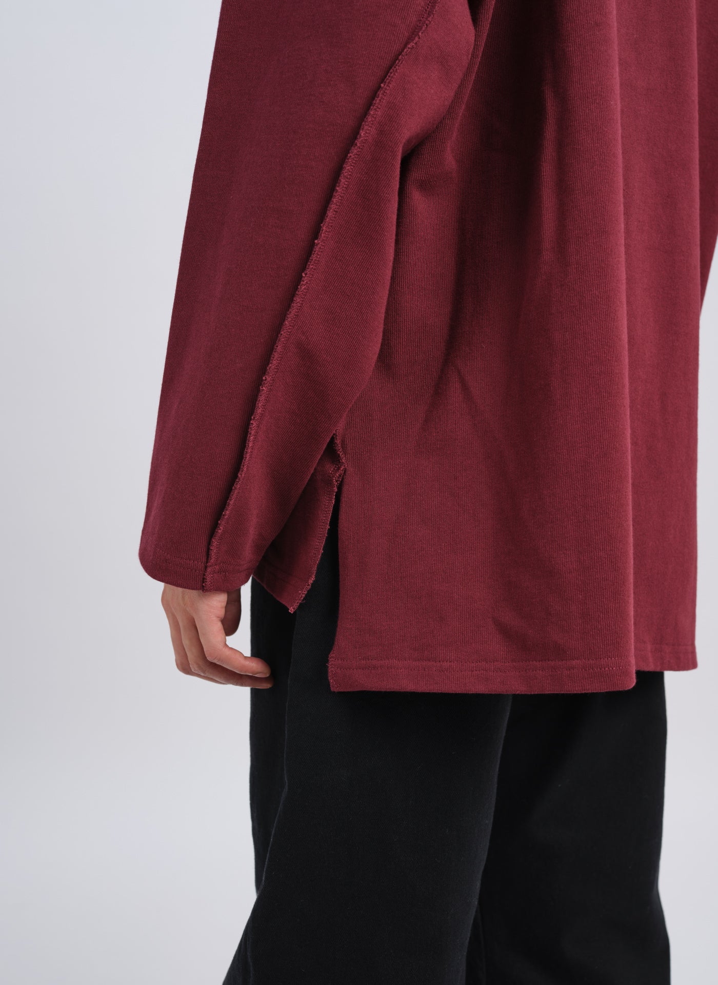 Premium Heavy Cotton Jersey Raw Edge T-Shirt for Women - Soft & Comfortable Casual Wear for Everyday Outfits