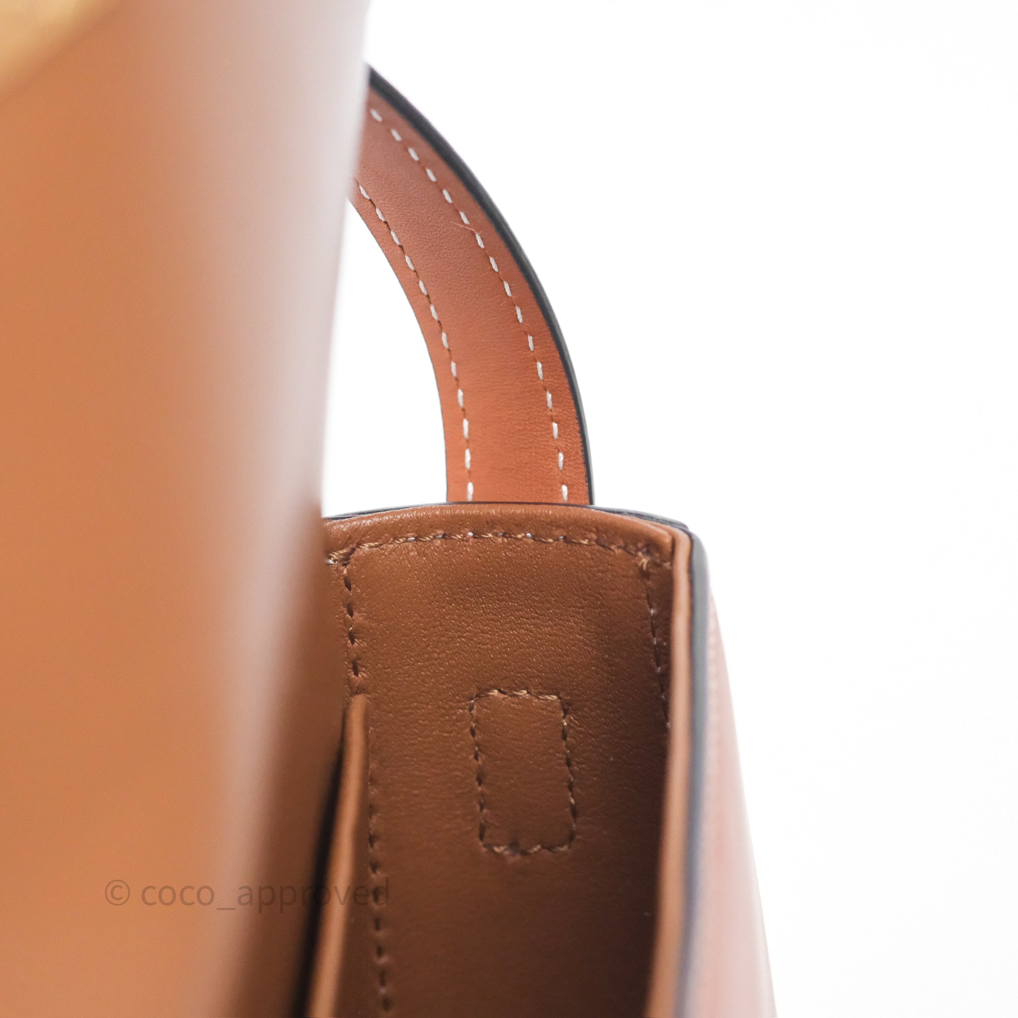 Celine Triomphe Shoulder Bag in Tan Calfskin Leather - Luxury Crossbody Purse for Women, Perfect for Work, Travel & Evening Events