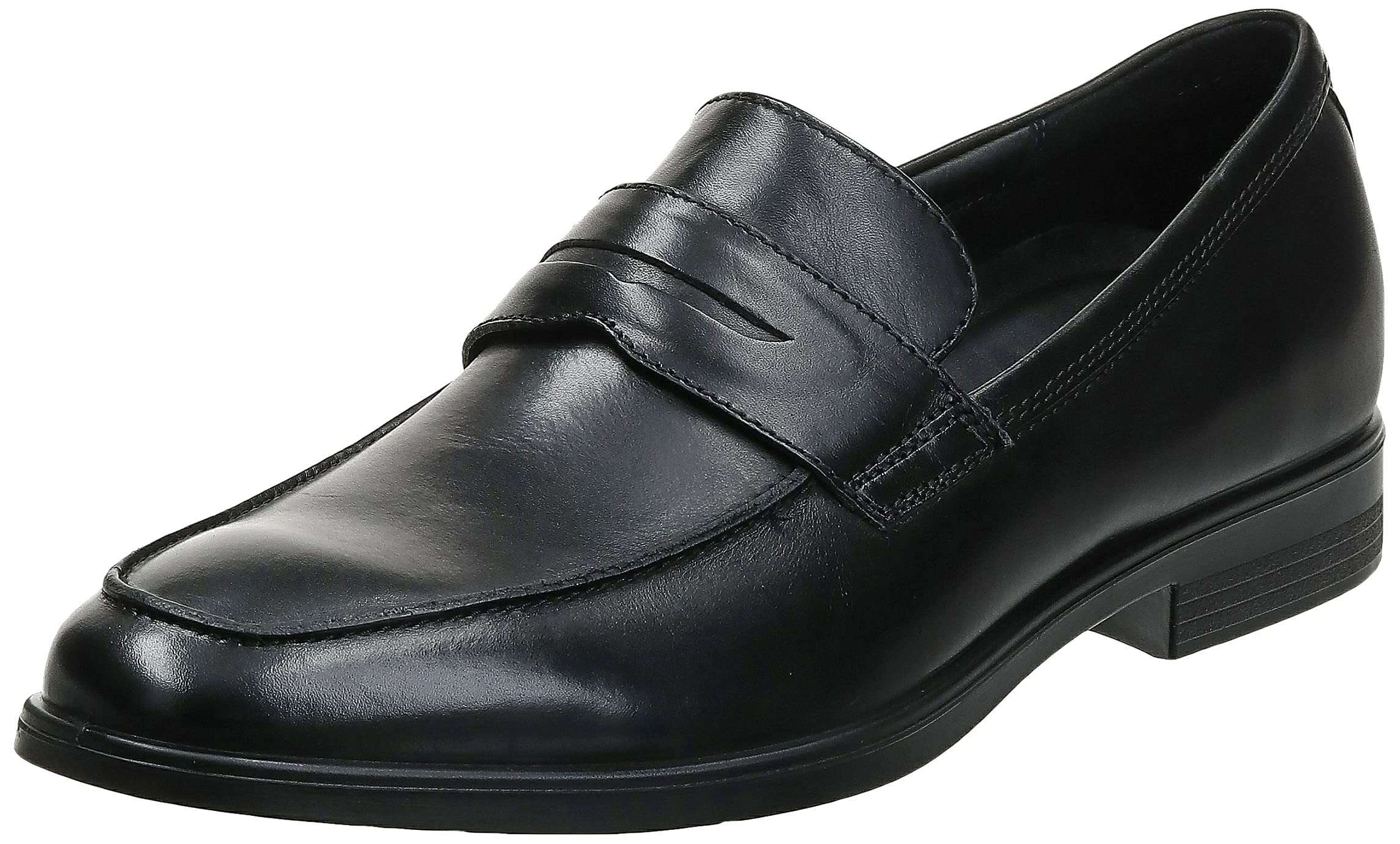 ECCO Men's Melbourne Loafer - Premium Leather Slip-On Shoes for Business & Casual Wear | Comfortable Dress Loafers for Office, Travel & Everyday Use