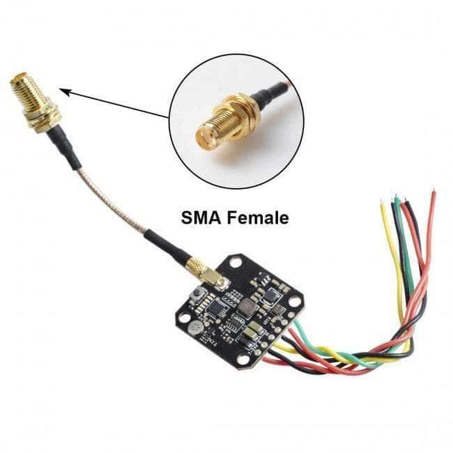 AKK FX3 Ultimate Mini 20x20 25 600mW 5.8GHz Video Transmitter (VTX) with MMCX & U.FL Connectors - Perfect for FPV Drones and RC Racing