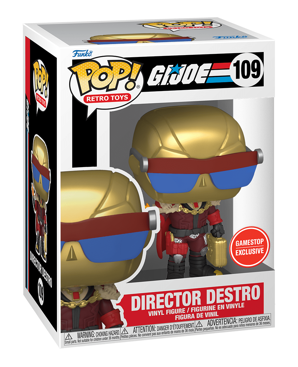 G.I. Joe Director Destro Exclusive Action Figure #109 - GameStop Limited Edition Collectible for Display & Gaming Scenes