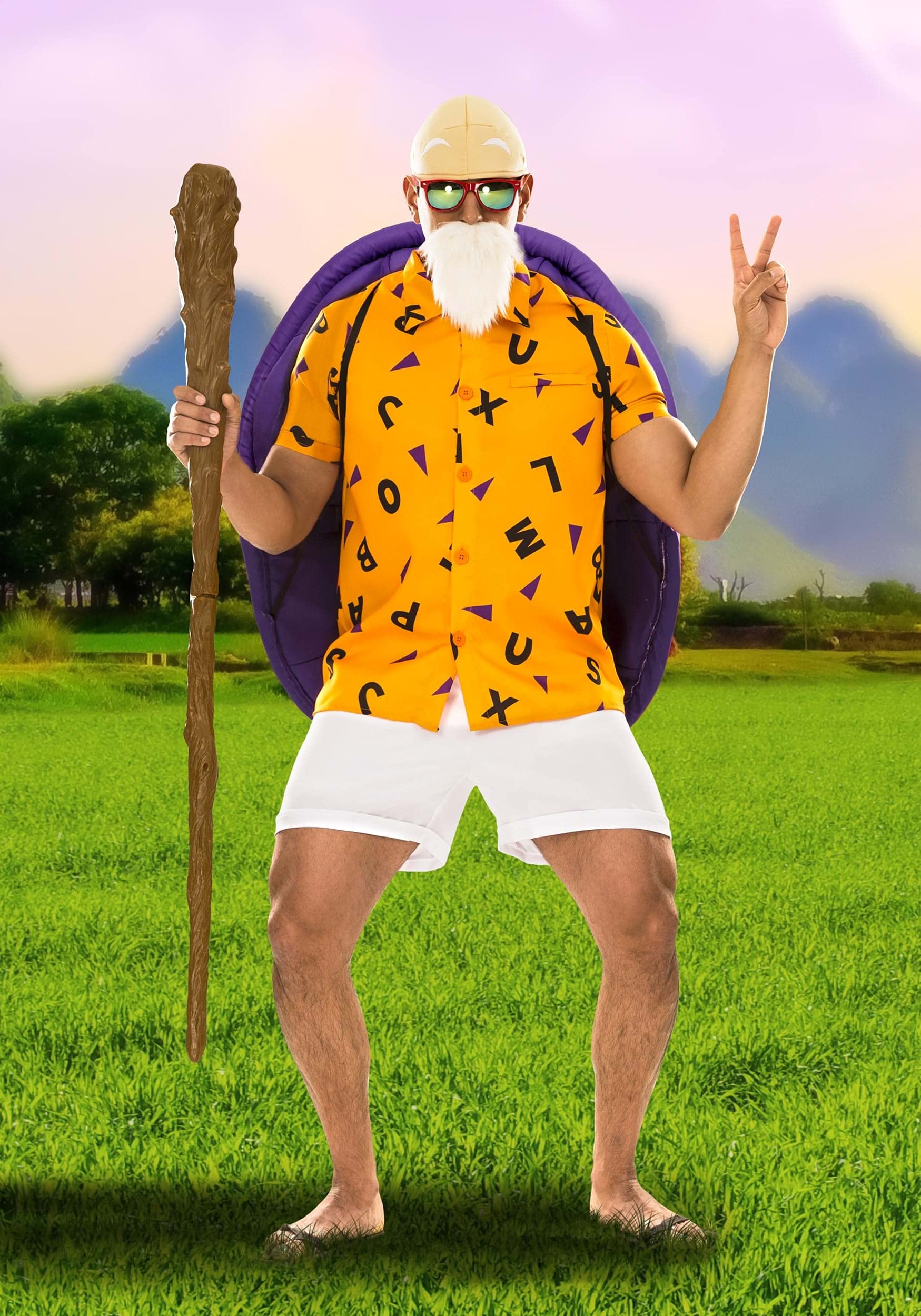 Dragon Ball Z Master Roshi Costume for Adults - Anime Cosplay Outfit for Men | Perfect for Halloween, Comic Con & Cosplay Events