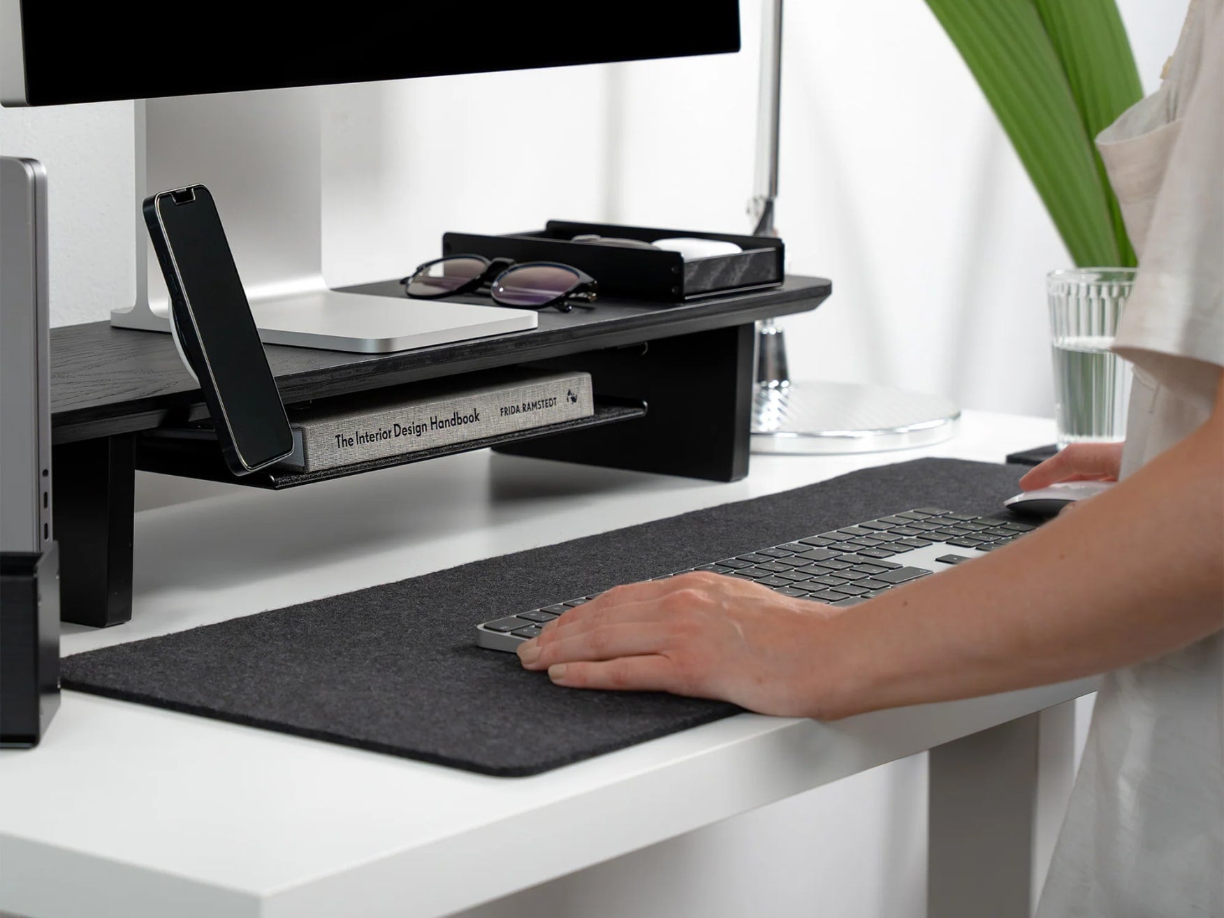 Premium Large Desk Pad - Non-Slip Mouse Pad & Writing Surface for Office, Gaming, and Home Workspace - Waterproof & Durable Desk Mat (36