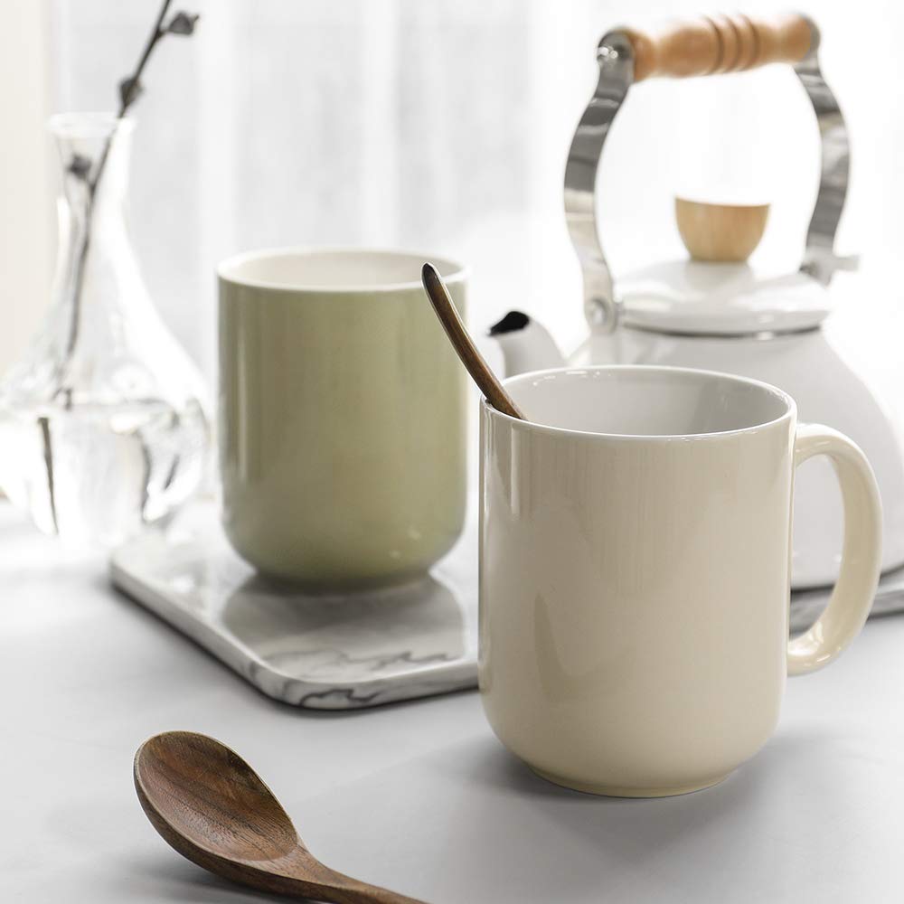 DOWAN 20oz Large Coffee Mugs Set of 6 - Oversized Dishwasher Safe Cups for Home & Office