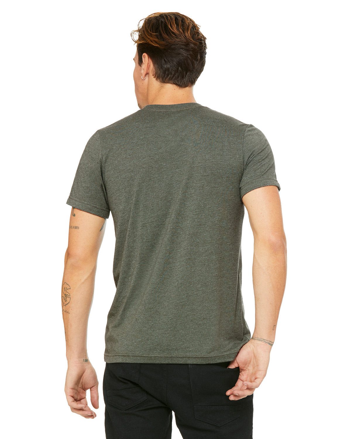 Bella + Canvas 3001CVC Unisex Heather CVC Crew Neck T-Shirt - Soft Cotton Blend Tee for Men & Women - Perfect for Casual Wear, Screen Printing & Everyday Comfort