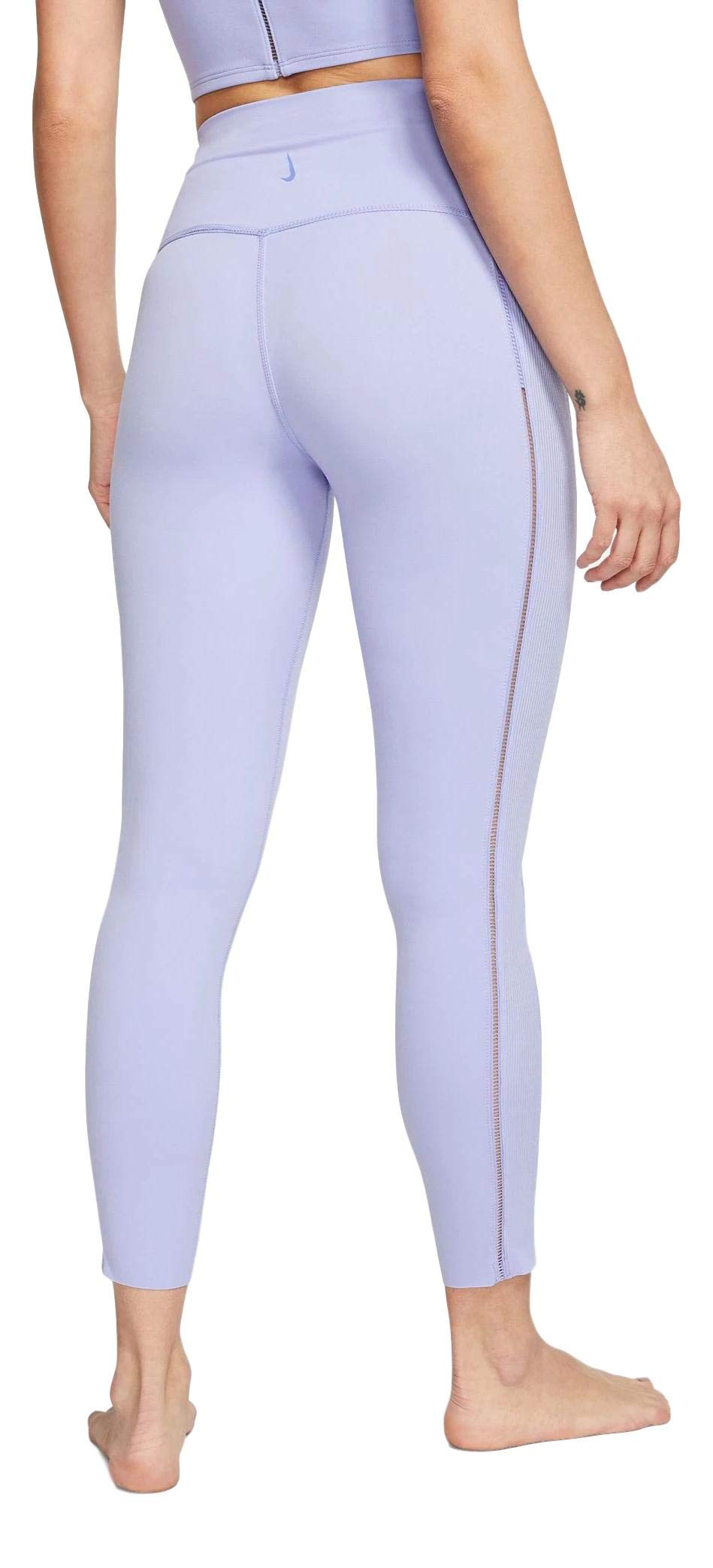 Nike Women's Luxe Ribbed High-Rise 7/8 Yoga Pants - Comfortable Workout Leggings for Yoga, Pilates & Gym Training