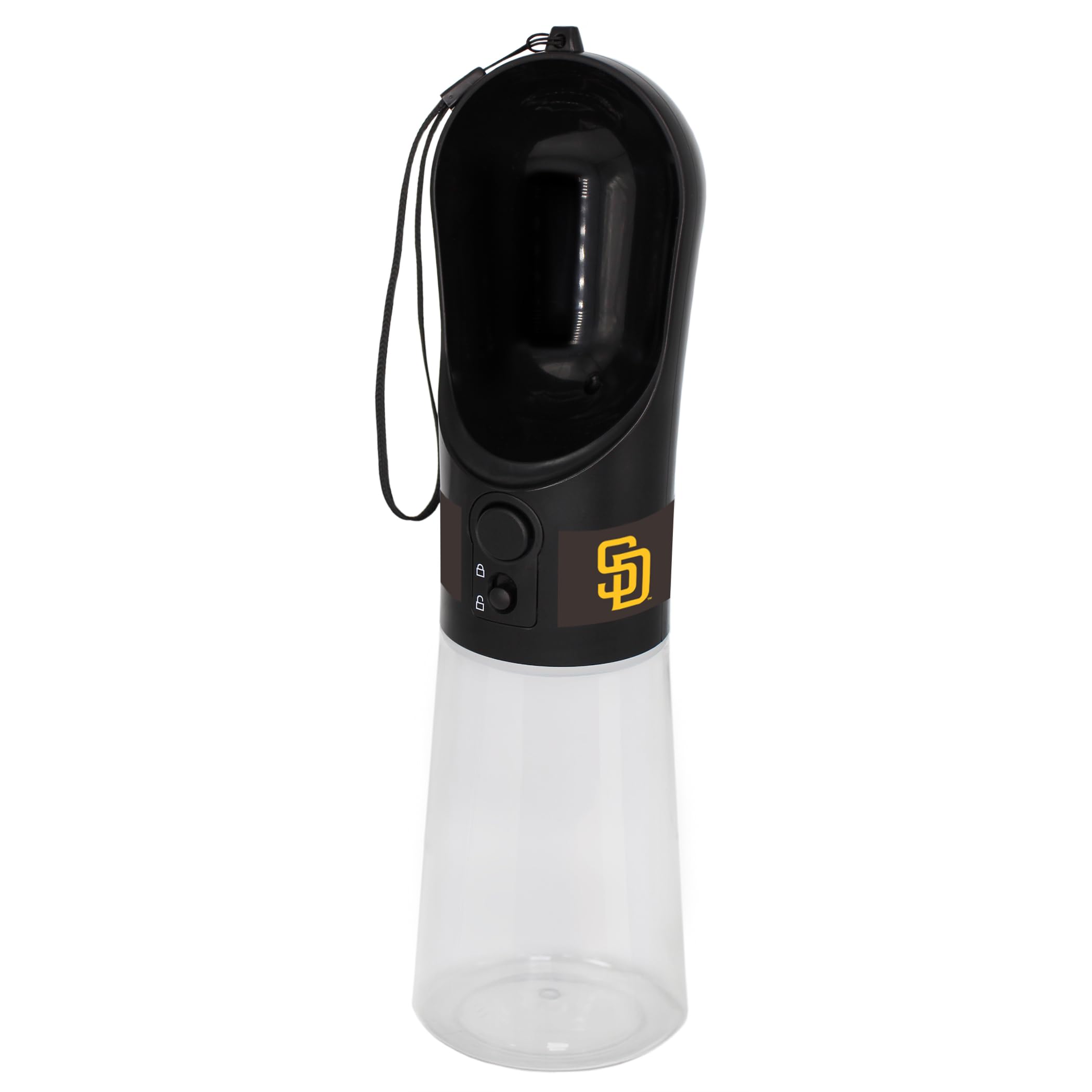 MLB Pittsburgh Pirates Baseball Pet Water Bottle for Dogs & Cats - 13.5oz Portable Travel Water Dispenser with 2 Carbon Filters | Best Cat & Dog Water Bottle for Outdoor Activities, Hiking, and Travel