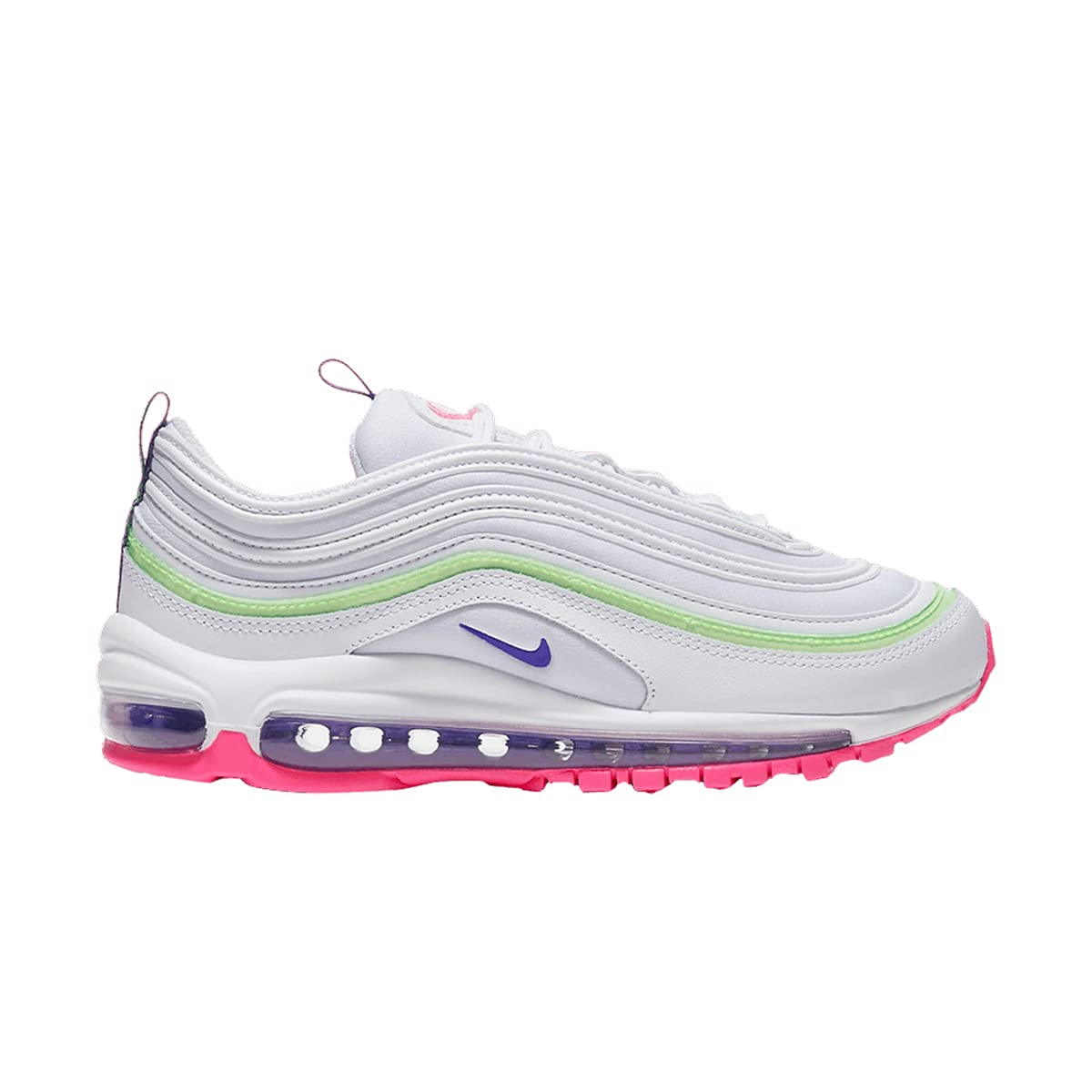 Nike Air Max 97 Women's Running Shoes - Lightweight Comfortable Sneakers for Jogging, Gym Workouts & Casual Wear | Easter DH0251-100 White (Size 5)