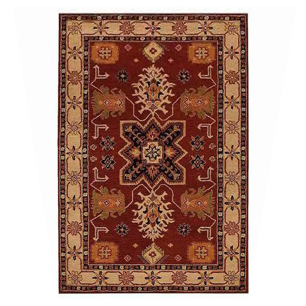 Premium Sarugh Hand Tufted Wool Rug - Soft & Durable Persian-Style Area Rug for Living Room, Bedroom, or Office Decor