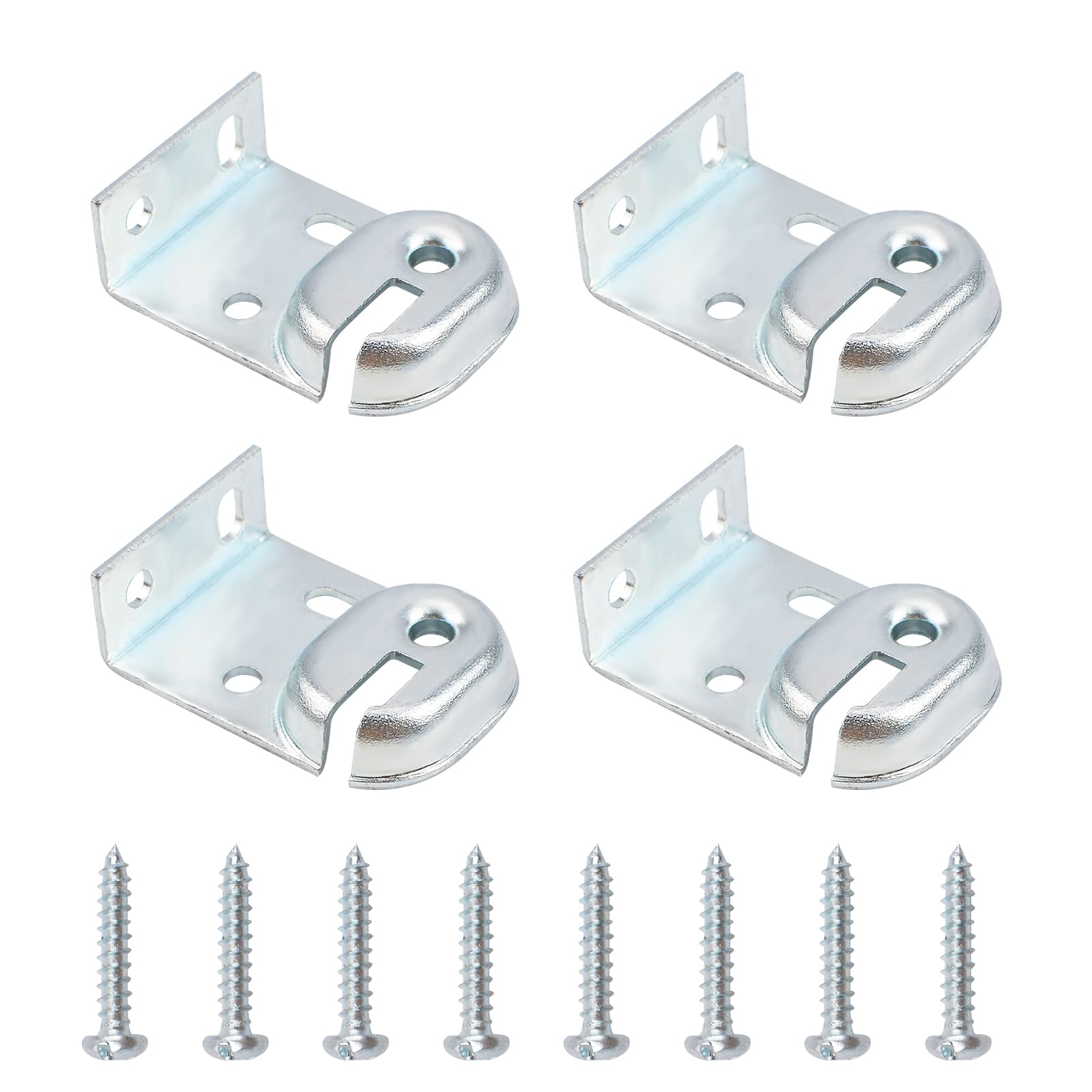 Heavy Duty Roller Shade Brackets - 2 Sets for Inside & Outside Mount, Multipurpose Window Blind Brackets for Sun Shades & Curtains - Perfect for Living Room, Bedroom, and Office Windows