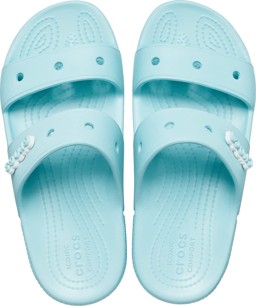 Crocs Unisex-Adult Classic Sandals - Comfortable Slip-On Water Shoes for Men & Women - Perfect for Beach, Pool, Garden & Outdoor Activities