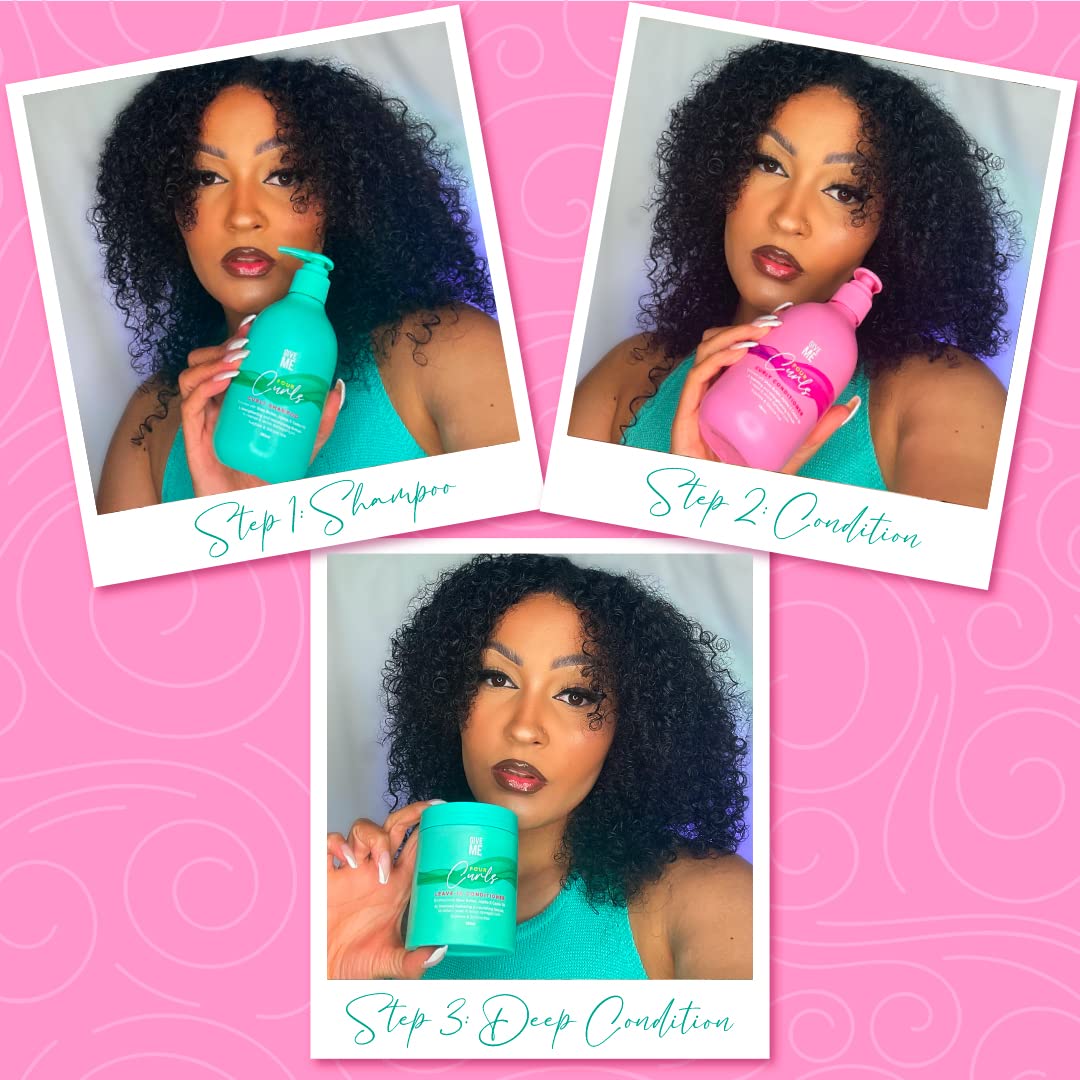 Give Me Cosmetics Curly Hair Leave-In Conditioner - Hydrates & Defines with Natural Oils for Daily Hair Care