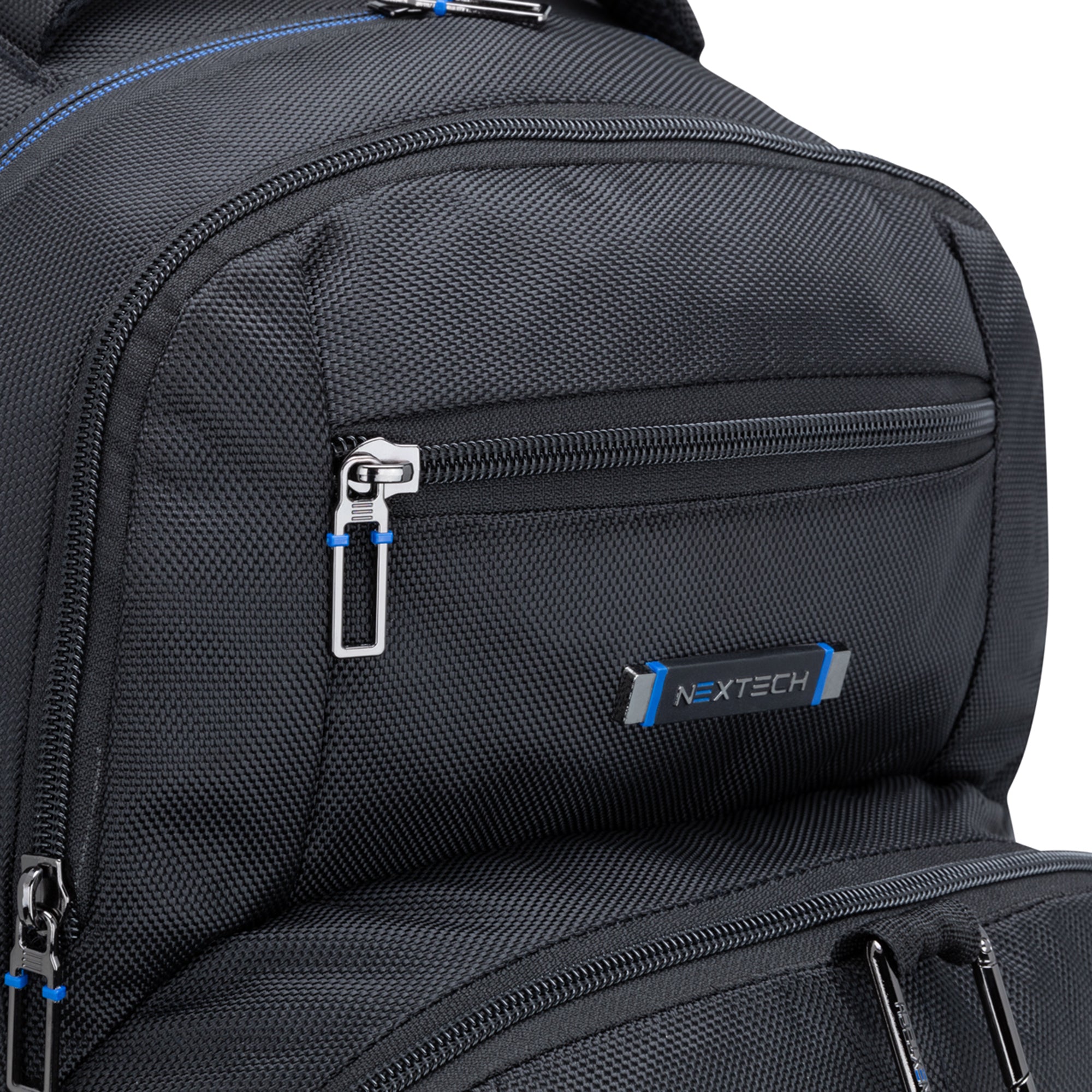 Nextech Professional Business Backpack for Men & Women - Waterproof Laptop Backpack with USB Charging Port - Perfect for Office, Travel, and Commuting