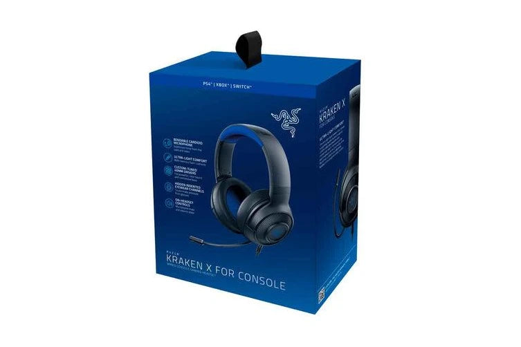 Razer Kraken X Wired Lightweight Gaming Headset for PC, PS4, Xbox One - 7.1 Surround Sound, Bendable Cardioid Mic - Perfect for Competitive Gaming & Streaming