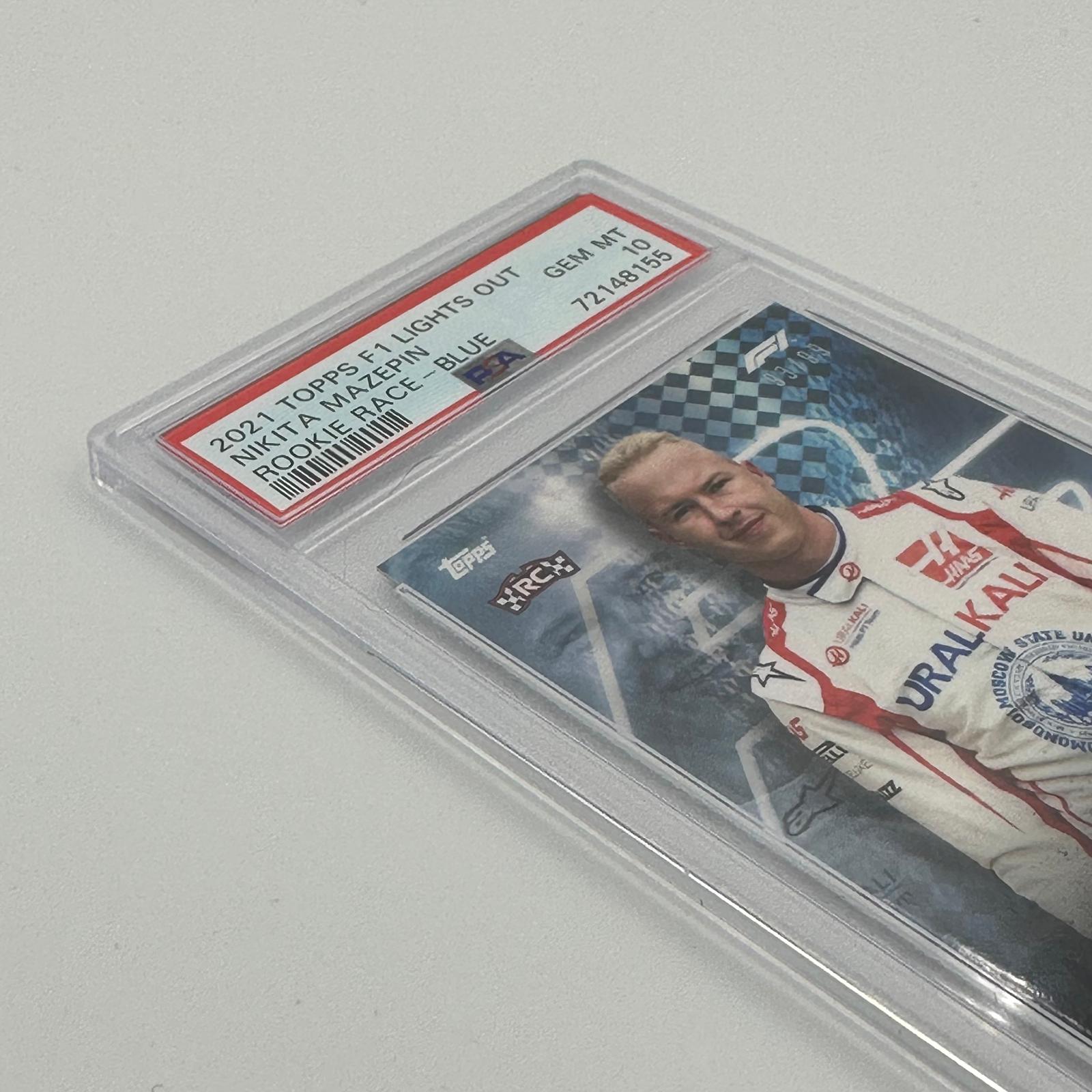 PSA 10 Graded 1993/99 Nikita Mazepin Rookie Race Card - Perfect for Collectors, Sports Memorabilia Enthusiasts & F1 Racing Fans
