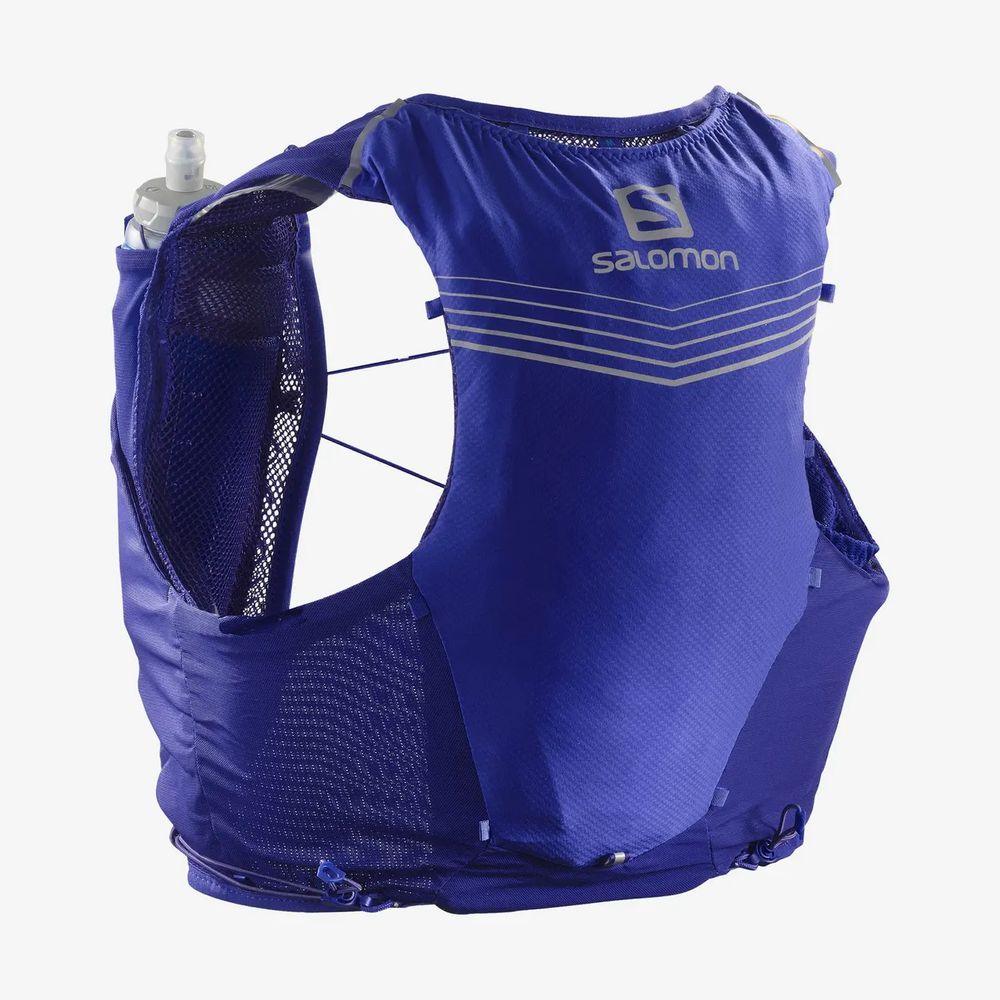Salomon Unisex Adv Skin 5 Hydration Vest - Lightweight Running Pack for Trail Runners & Hikers - Perfect for Long Distance Running, Marathon Training & Outdoor Adventures