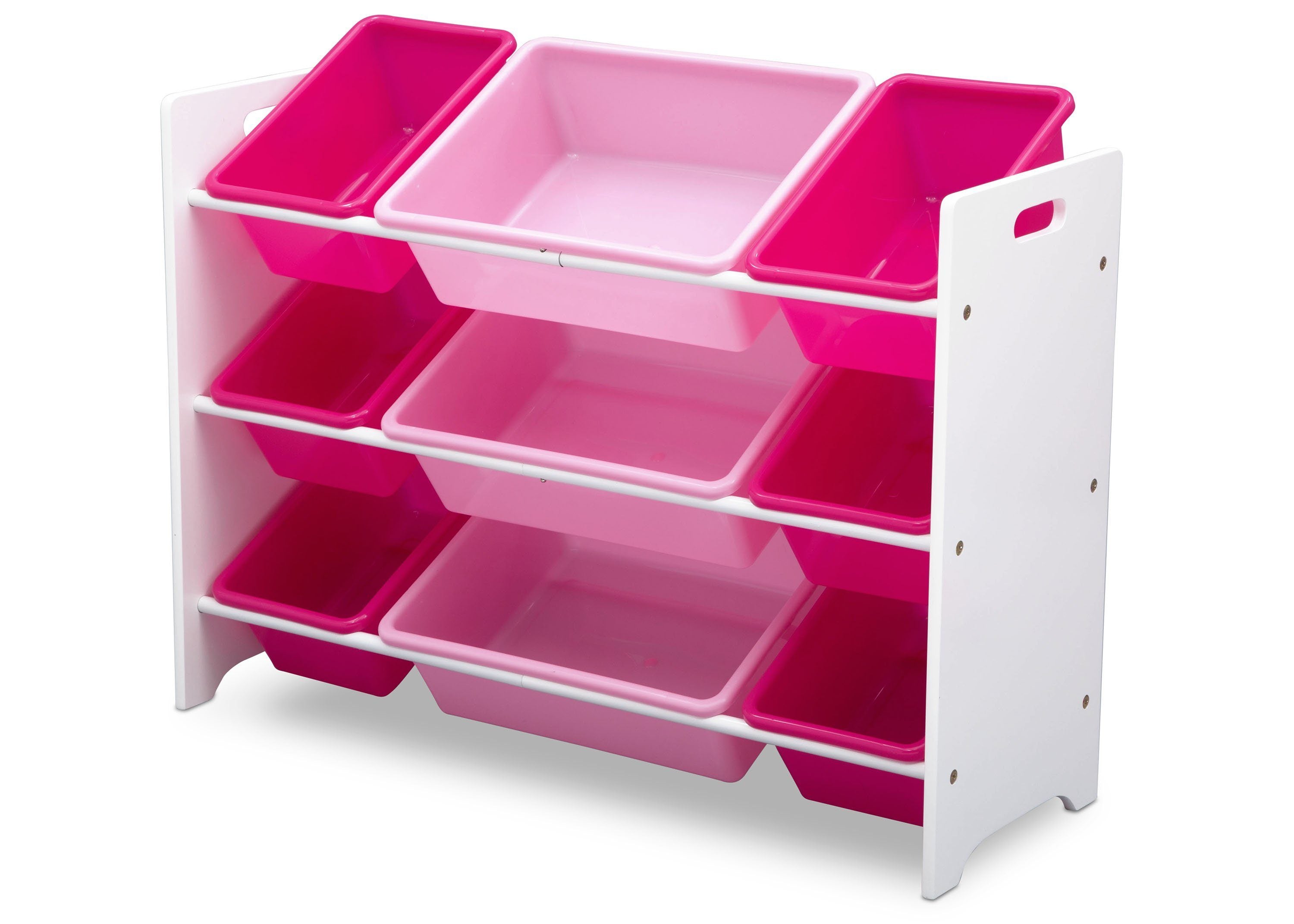 MySize 9 Bin Plastic Toy Organizer - Kids Room Storage Solution for Toys, Books & Crafts - Perfect for Playroom, Bedroom & Classroom Organization