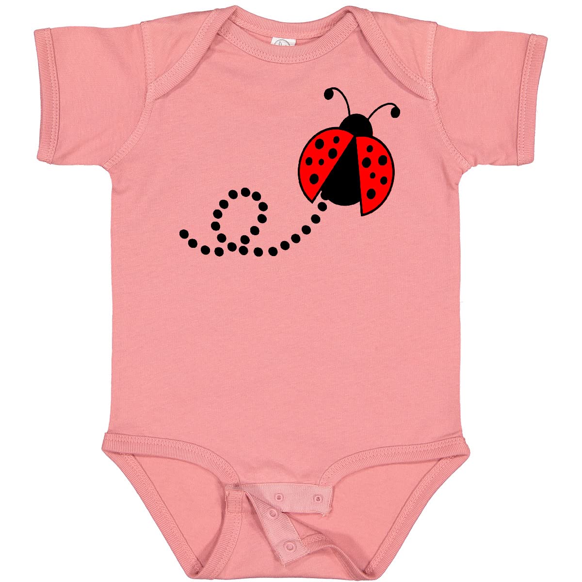 Inktastic Adorable Red Ladybug Baby Bodysuit - Soft & Comfortable Onesie for Infants, Perfect for Newborn Photoshoots, Baby Showers & Everyday Wear