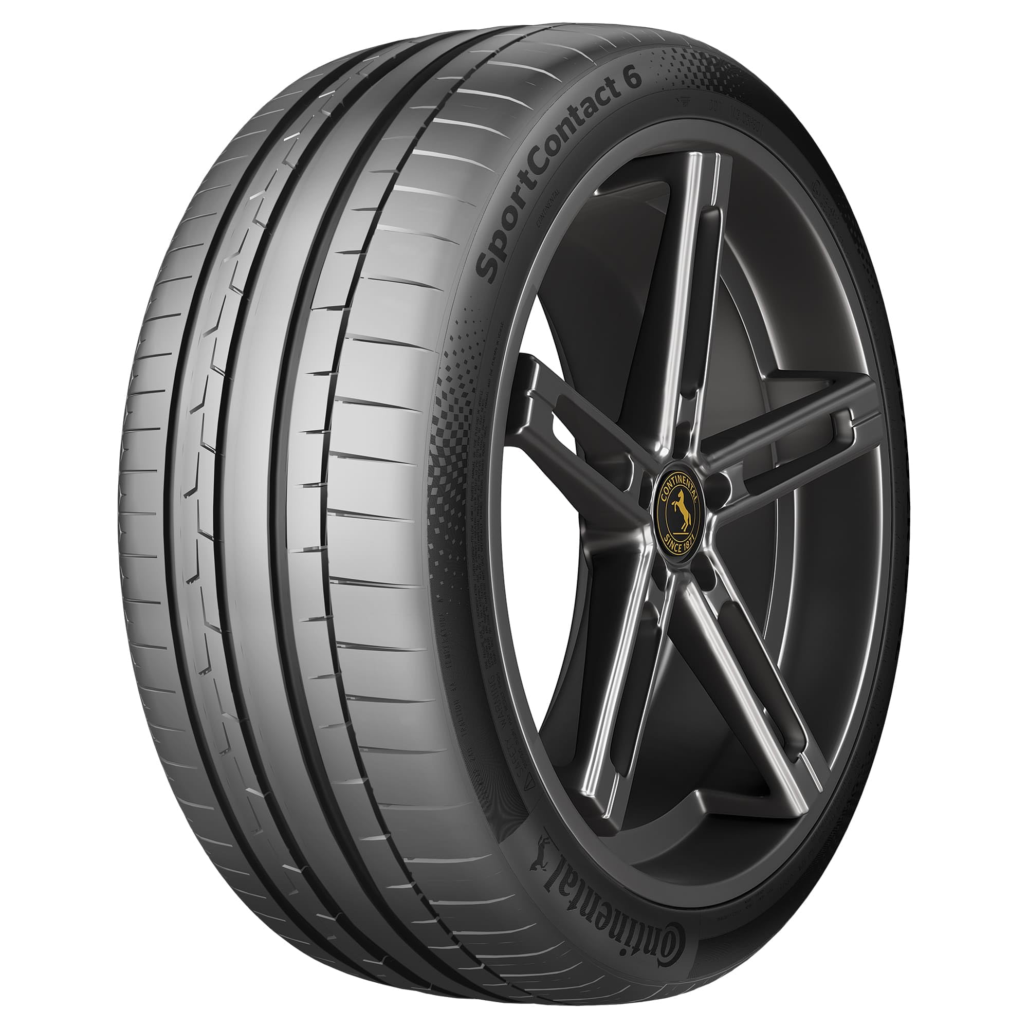 Continental ContiSportContact 6 Summer Performance Tire 235/40R18 95Y XL - High-Speed Grip & Wet Traction for Sports Cars & Luxury Sedans