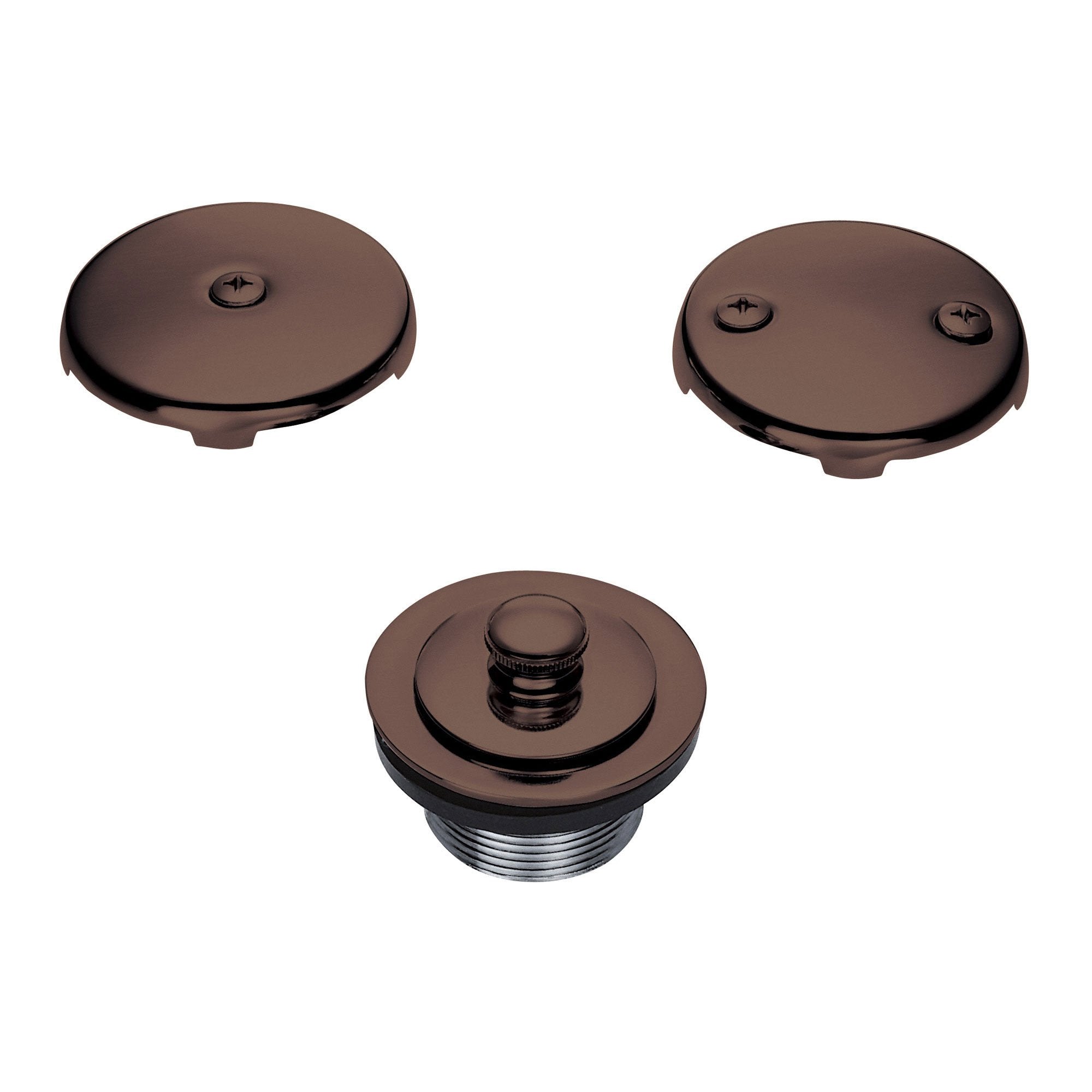 Danze Oil Rubbed Bronze Lift & Turn Bathtub Drain and Overflow Cover Plate Kit - Durable Bathroom Drain Cover for Bathtubs, Showers & Jacuzzis