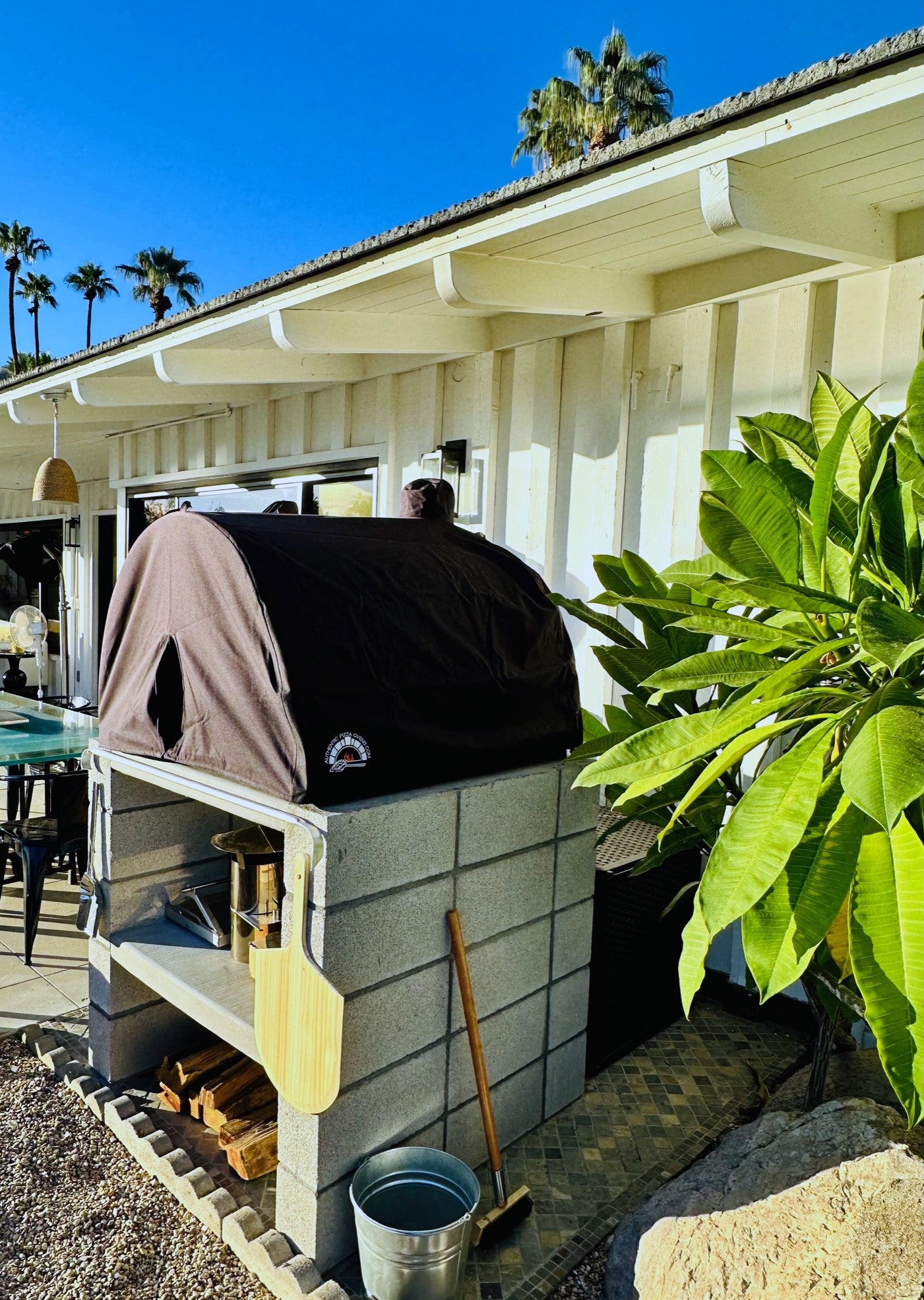 Prime Pizza Oven Cover - Waterproof & Heat-Resistant Protective Cover for Outdoor Pizza Ovens - Perfect for Backyard, Patio, and Camping Use