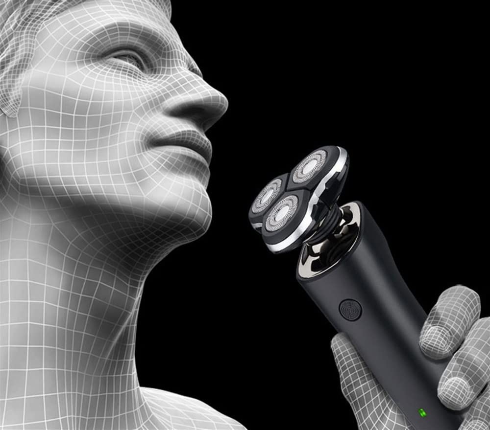 Men's Electric Shaver - Waterproof Rotary Shaver for Wet & Dry Shaving, USB Rechargeable Facial Hair Trimmer | Perfect for Travel, Gym & Daily Grooming Routine