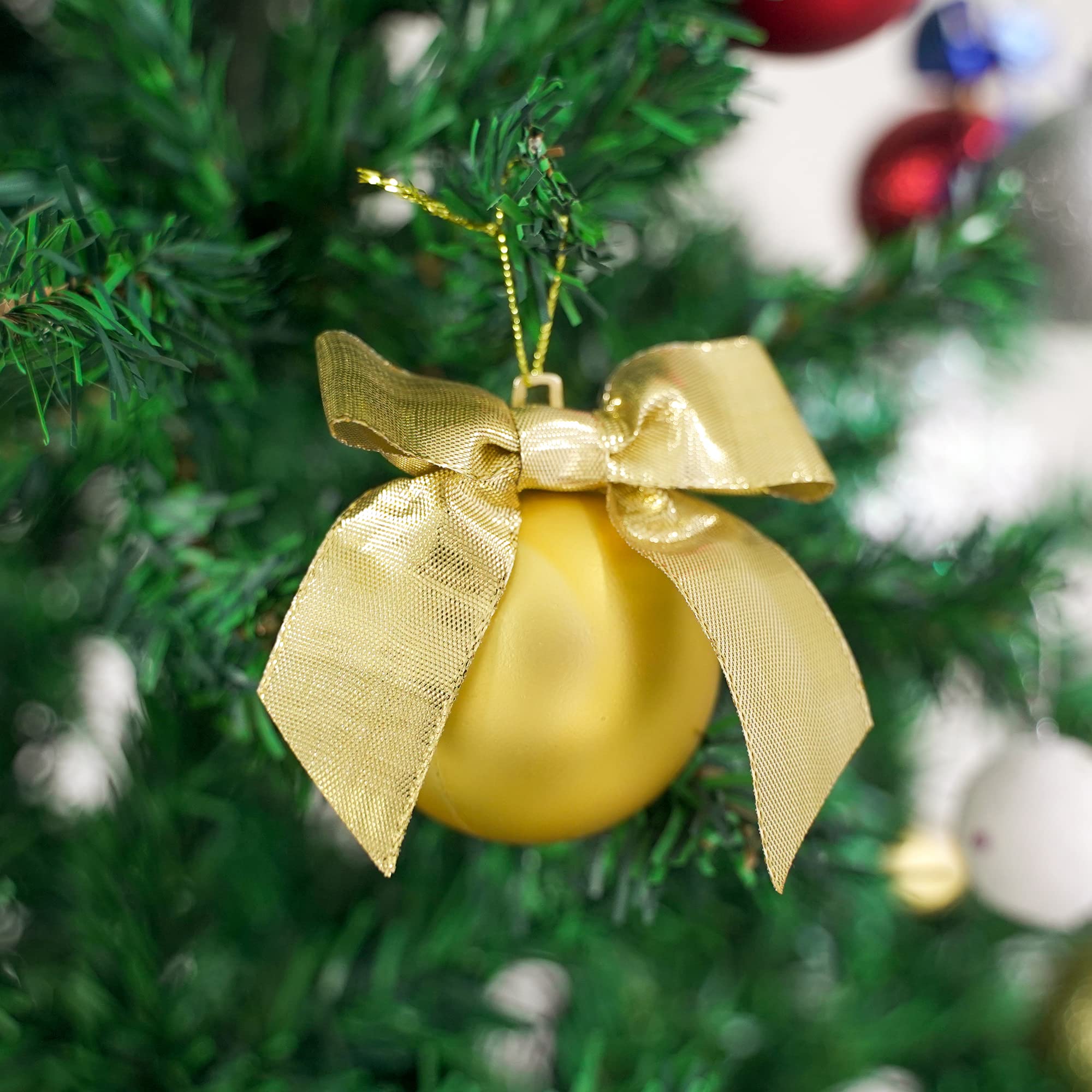Gold Christmas Bows 3