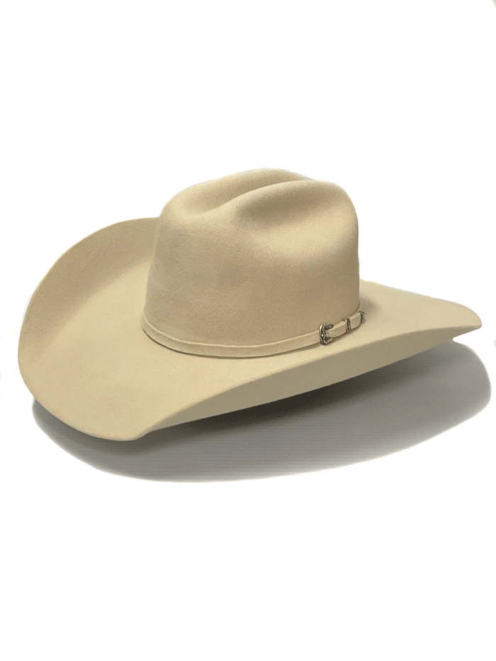 Justin JF0457COUNXL10 4X Promo Western Felt Cowboy Hat - Genuine Belly Leather Band for Men - Perfect for Rodeo, Country Music Festivals & Western Style Outfits