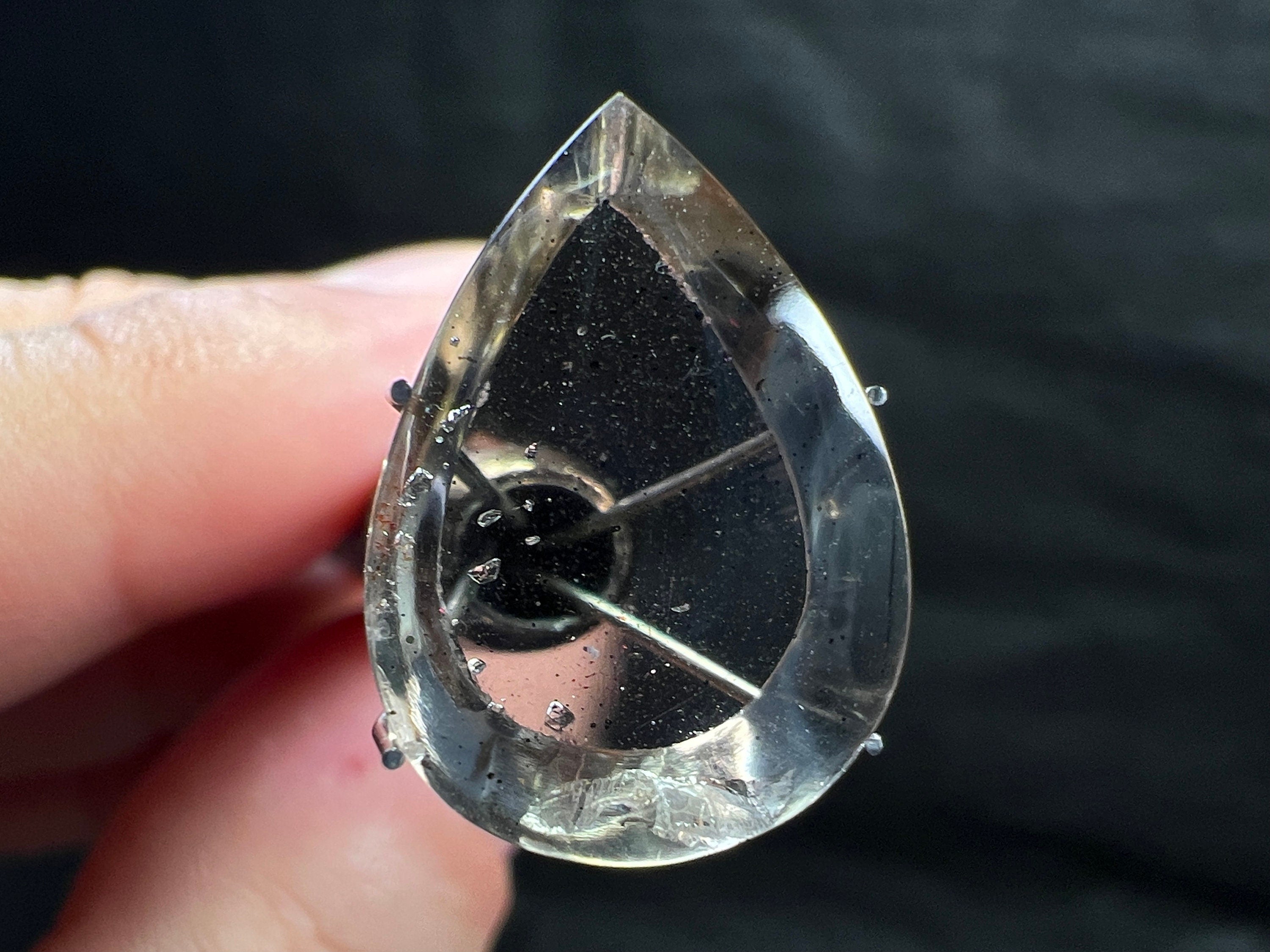 COVELLITE Pink Fire Quartz Crystal Pear Cut Gemstone for Jewelry Making - Natural Healing Stone for Necklaces, Rings & Bracelets (Item #48951) | Perfect for Spiritual Healing, Meditation & Energy Work