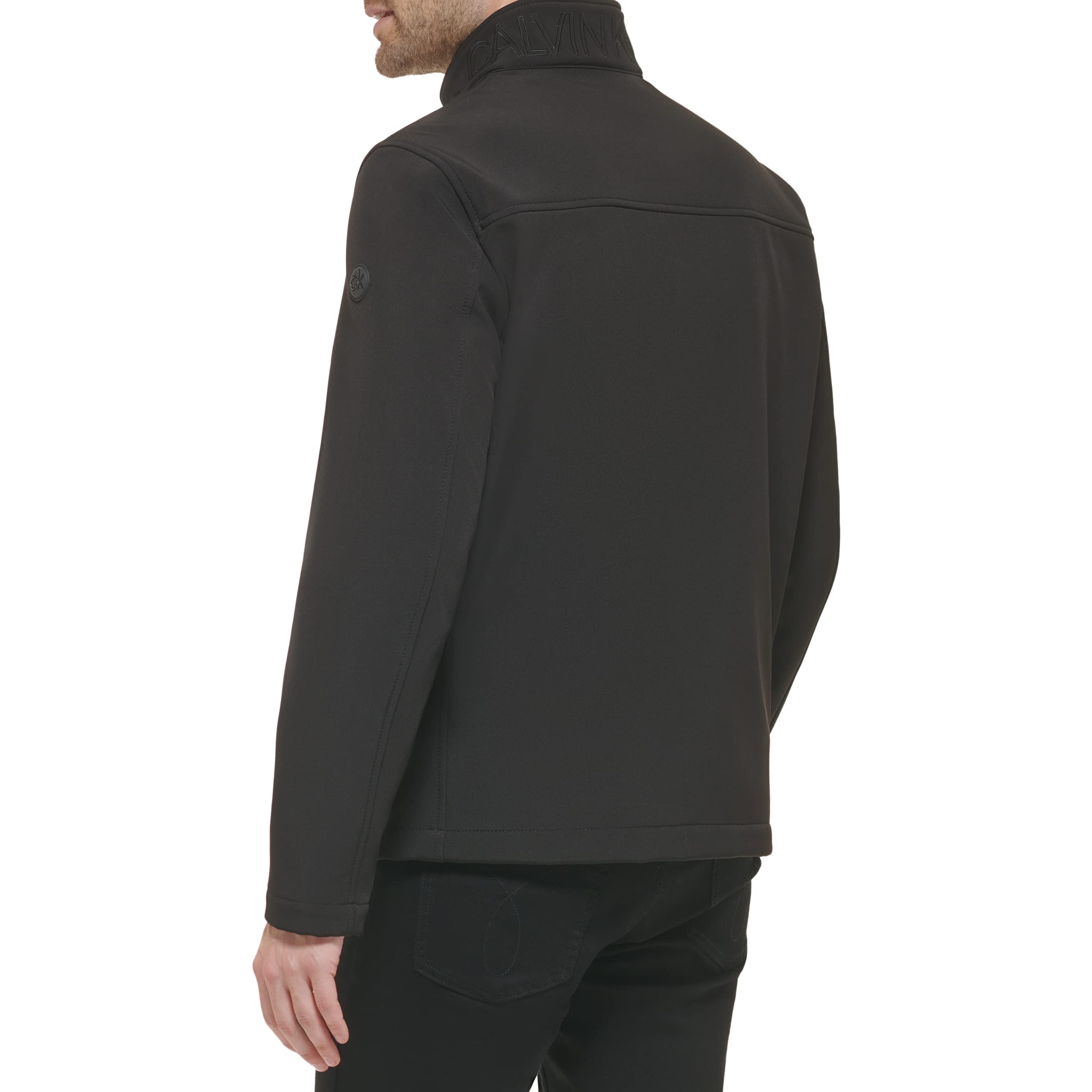 Calvin Klein Men's Water Resistant Windbreaker Jacket - Lightweight Outdoor Raincoat for Hiking, Running & Travel (Standard & Big Tall Sizes)